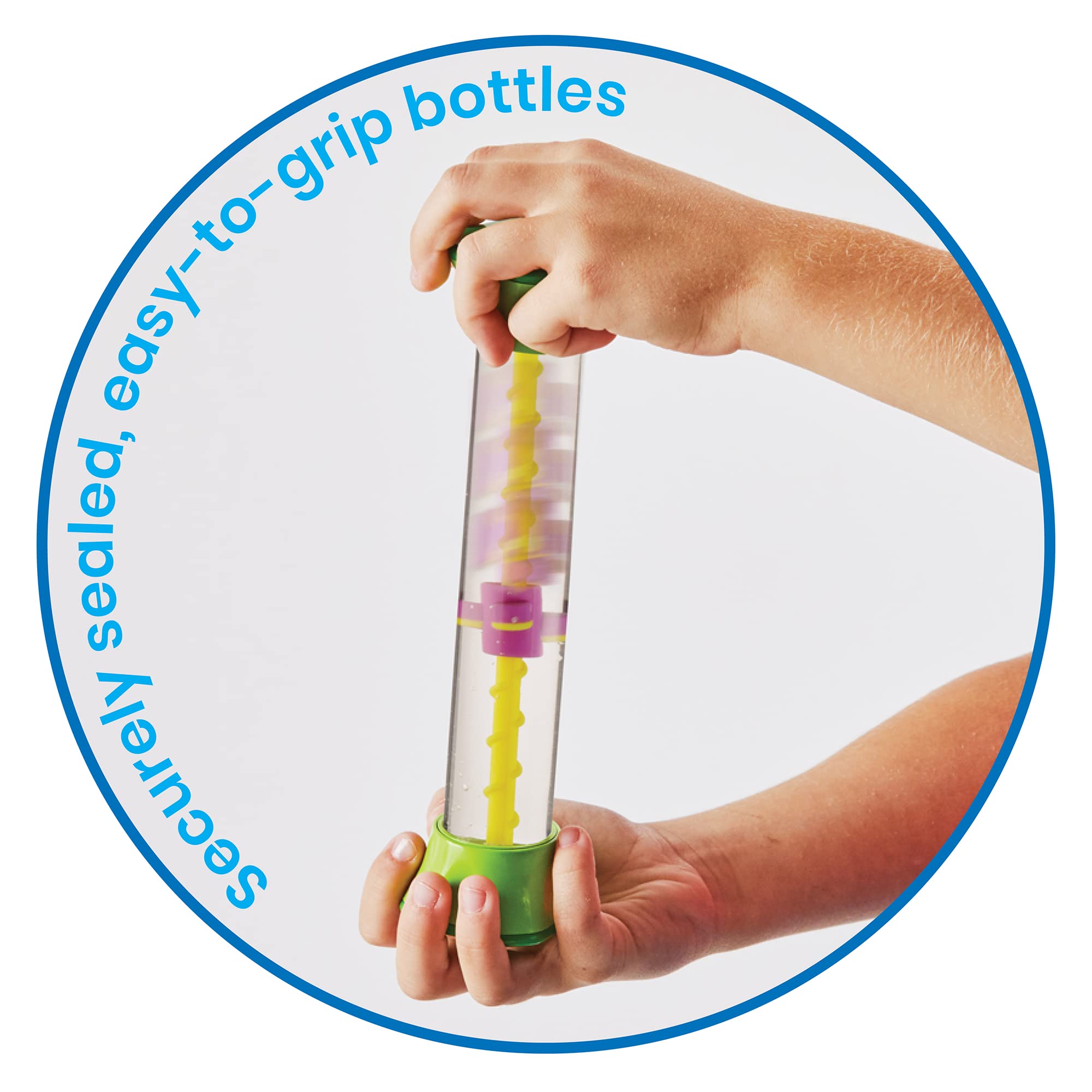 Learning Resources Sensory Fidget Tubes - Set of 4 Calming Play Bottles for Autism, ADHD & Anxiety Relief 6