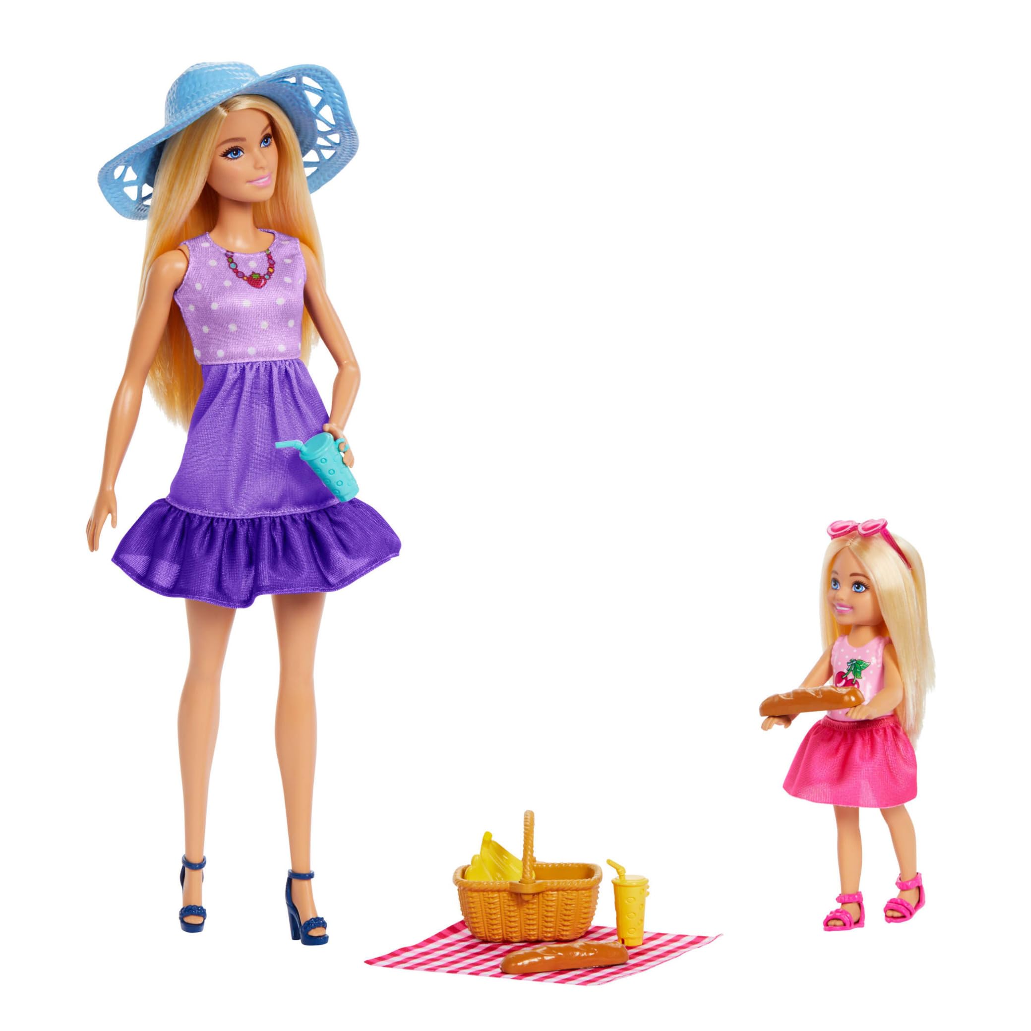 Barbie Family & Friends Dolls & Accessories Playset - Picnic-Themed Fun for Ages 3+ 1