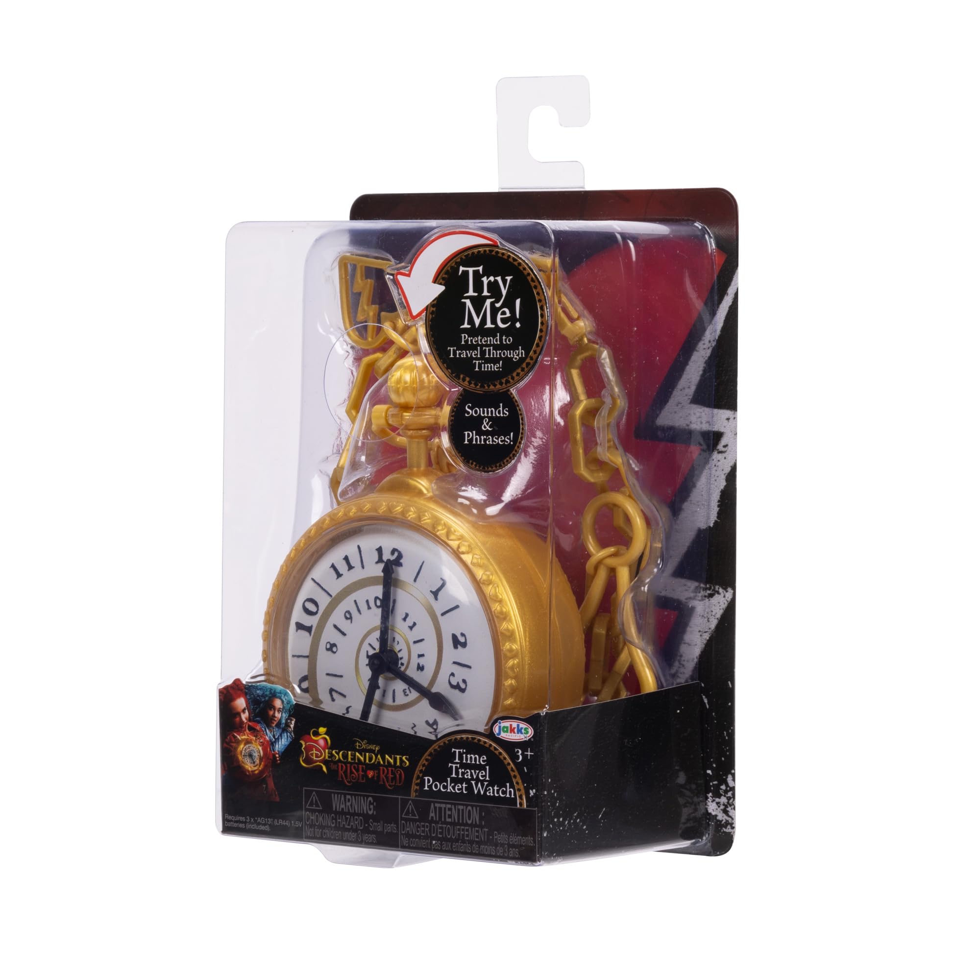Disney Descendants Rise of Red Time Travel Pocket Watch - Red's Accessory with Sound Effects 3