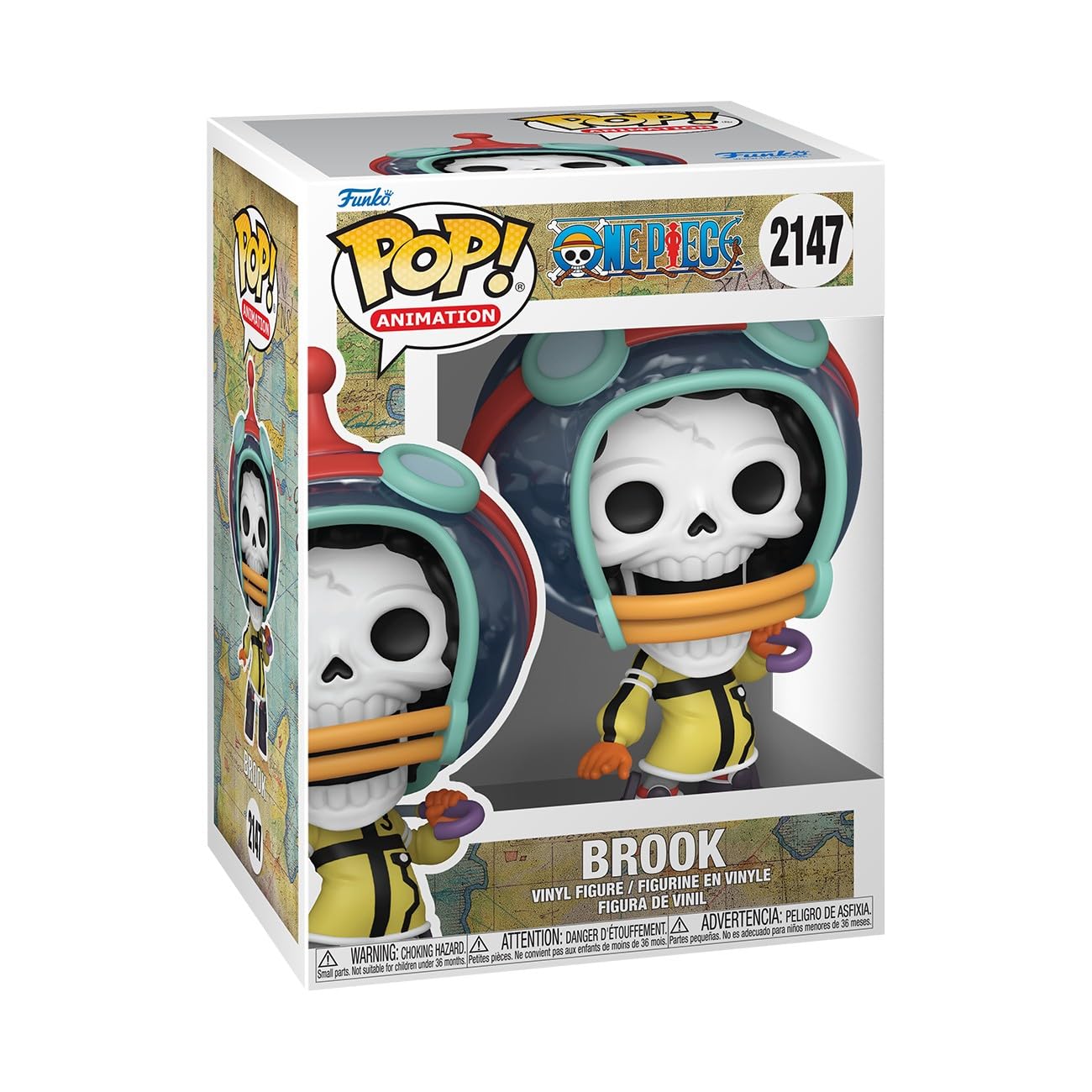 Funko Pop! Animation: One Piece Brook Vinyl Figure | 3.75 Inches | Model 86516