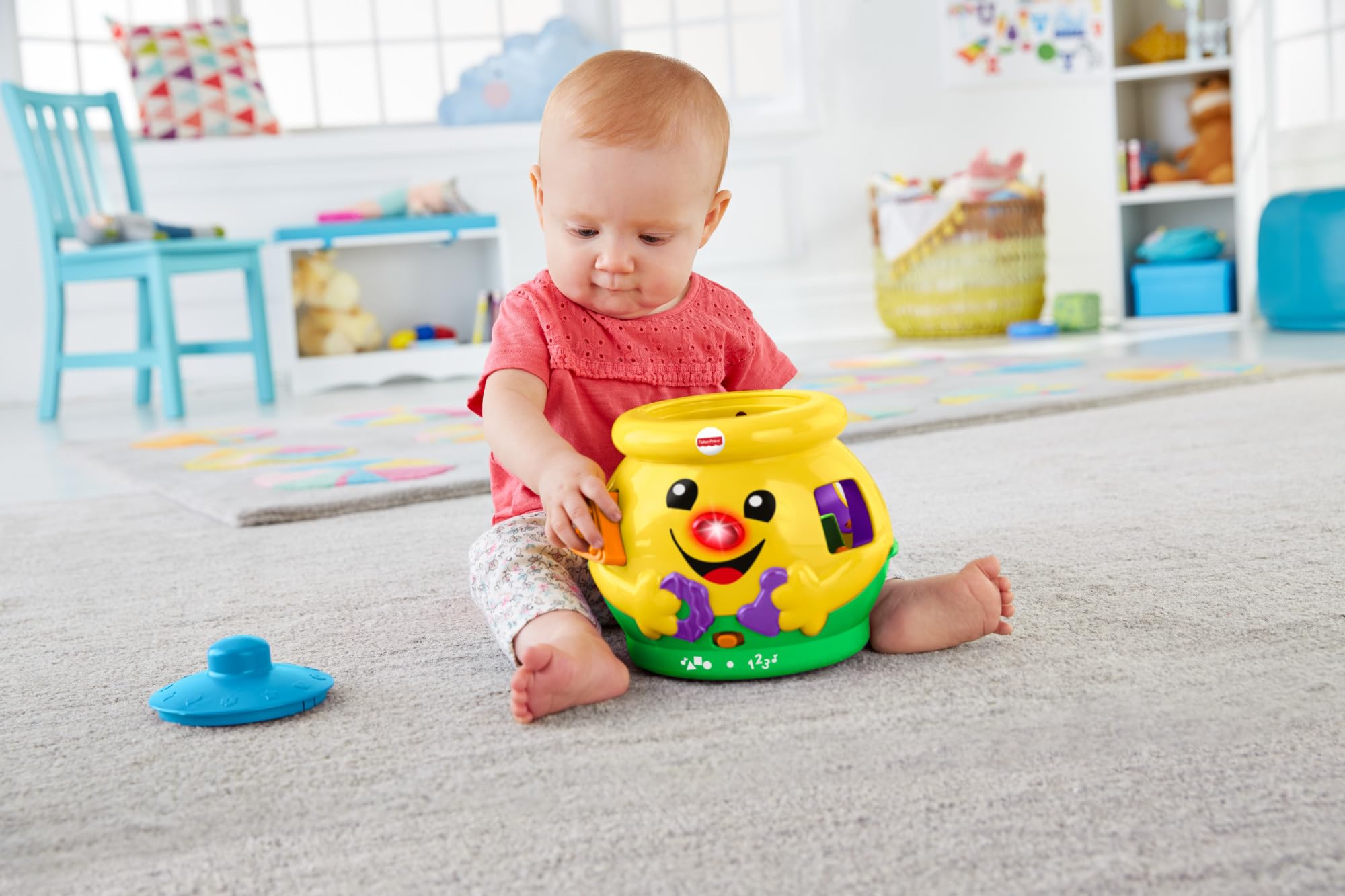 Fisher-Price Laugh & Learn Cookie Shape Surprise Sorter Toy for Ages 6 Months+ | Music, Numbers & Colors