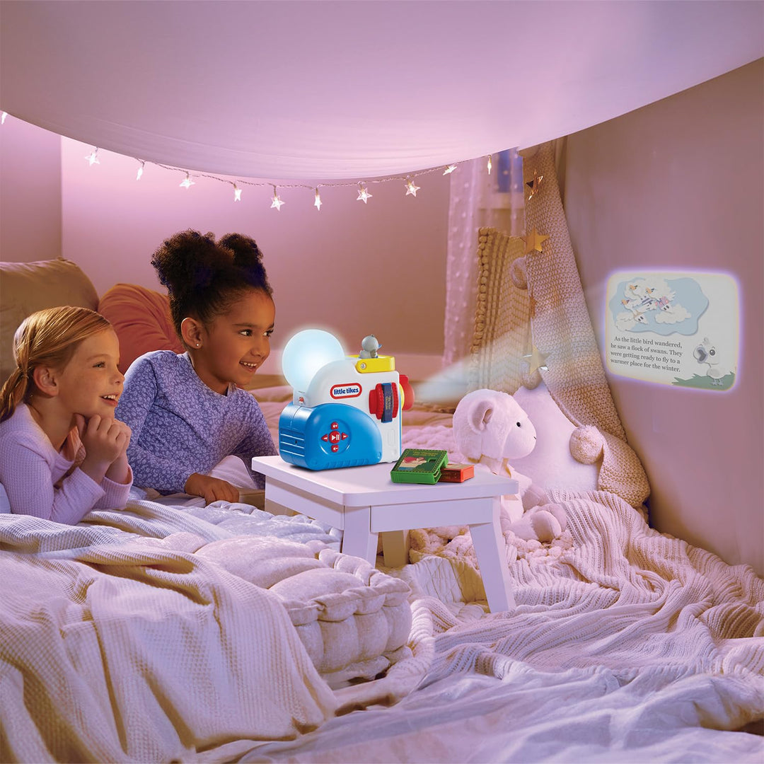 Little Tikes Story Dream Machine Starter Pack - Light, Sound & Audio Projector with 3 Fairytale Stories