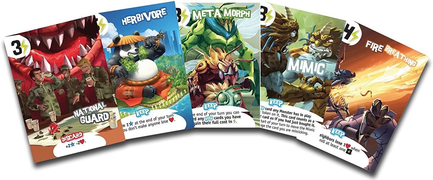 Iello King of Tokyo Game (2016 Edition) Miniature Board Game