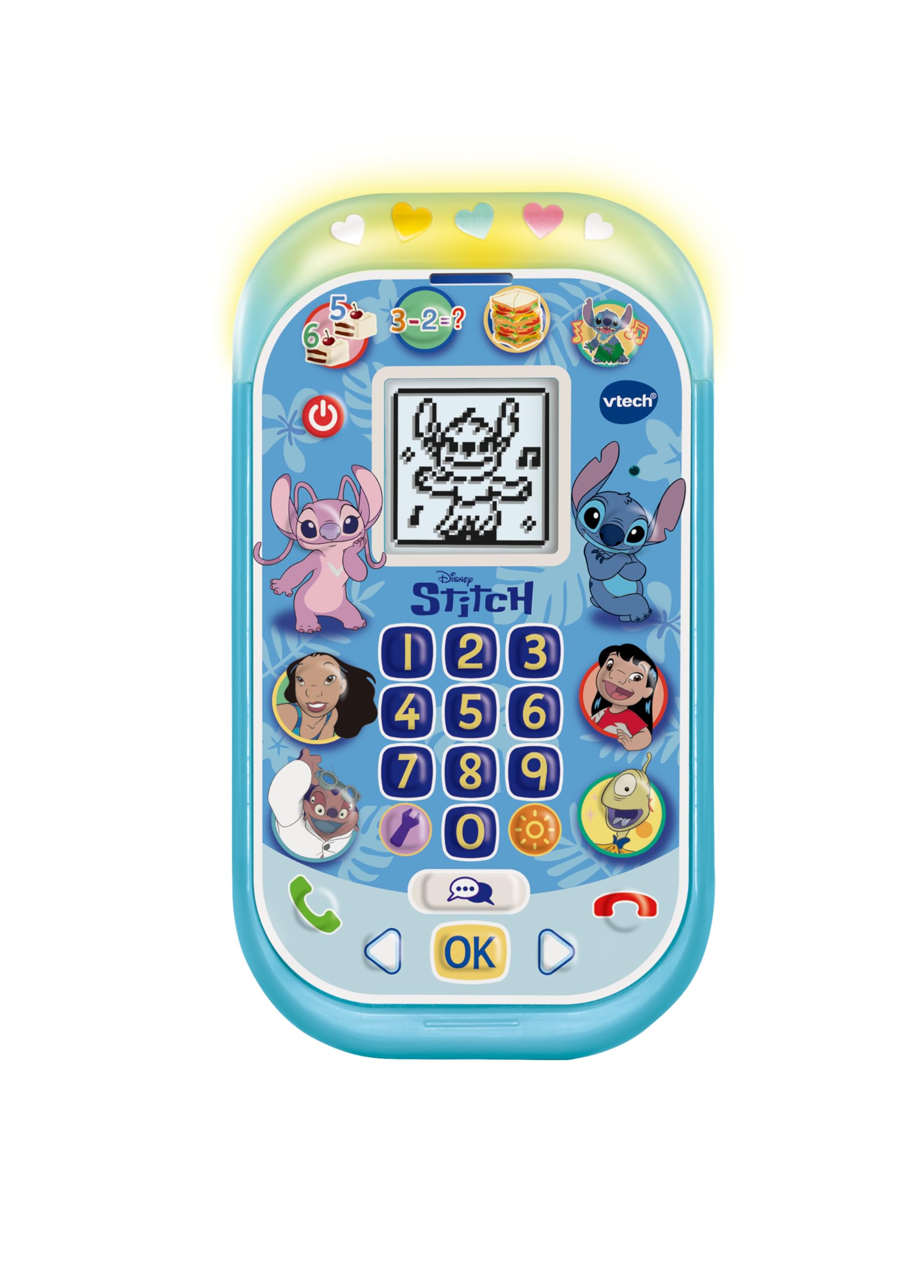 VTech Stitch Learning Phone - Interactive Educational Toy for Ages 4+