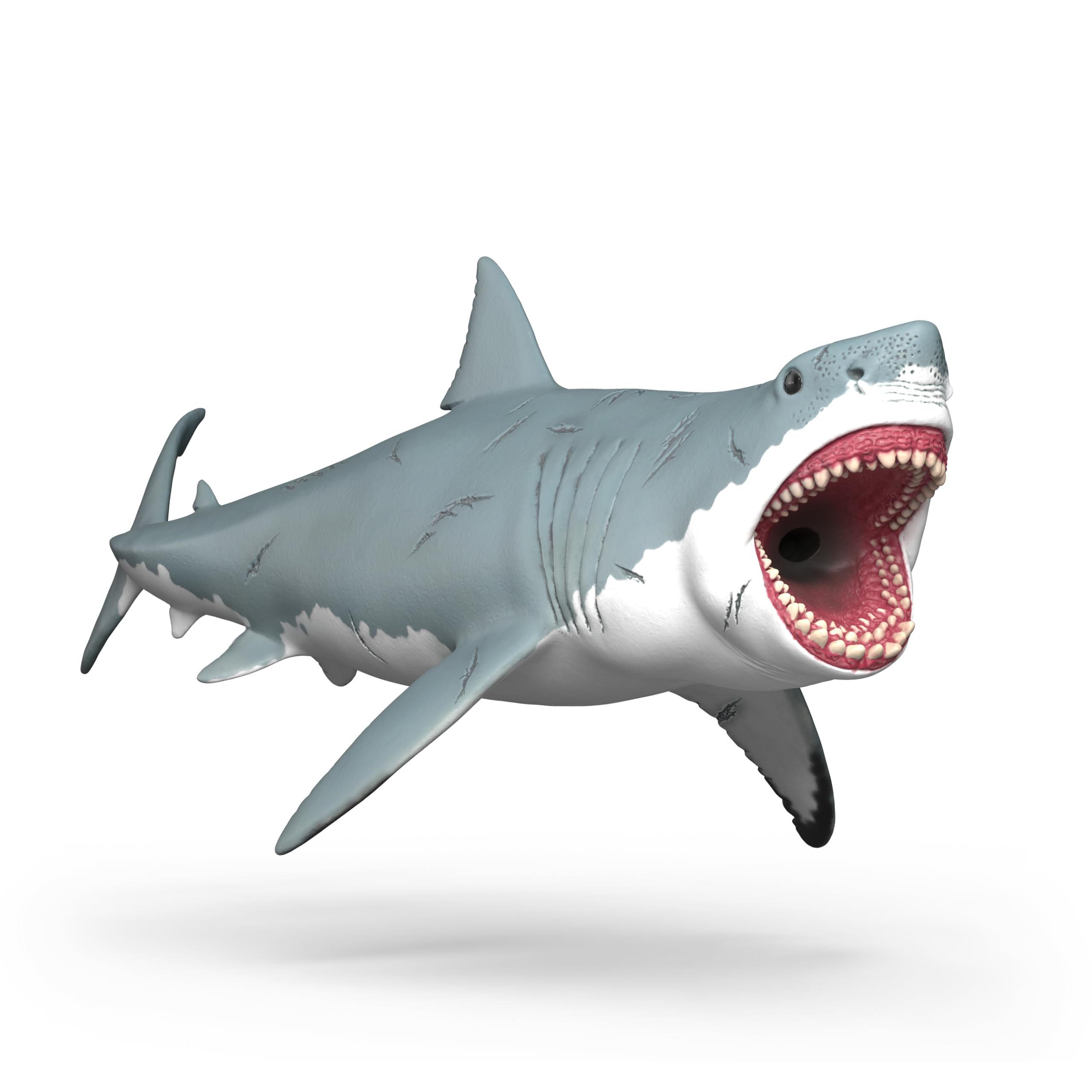 Schleich Megalodon Shark Figurine - Ultra-Realistic Prehistoric Animal Toy | Model 15055 1