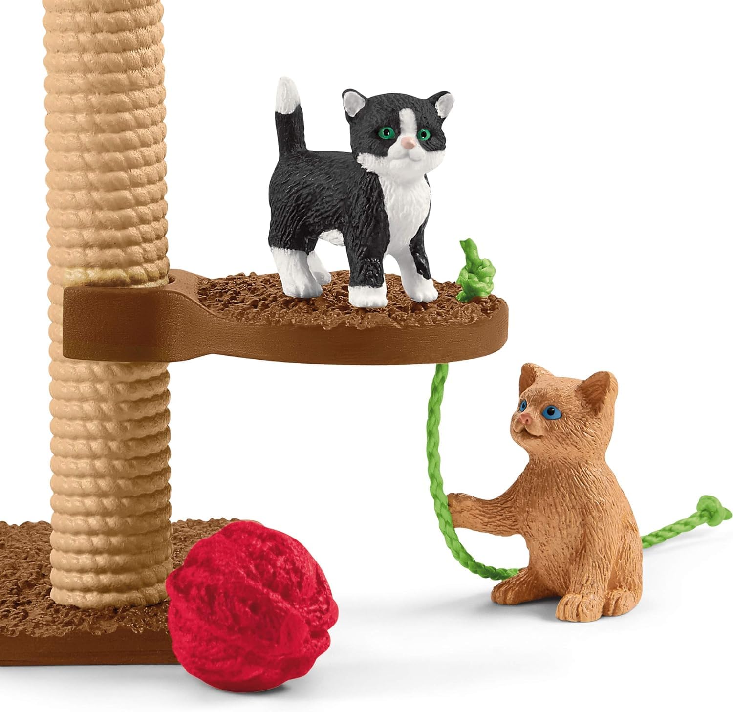 SCHLEICH Playtime for Cute Cats Farm World Playset - Imaginative Play for Kids 3+ 16