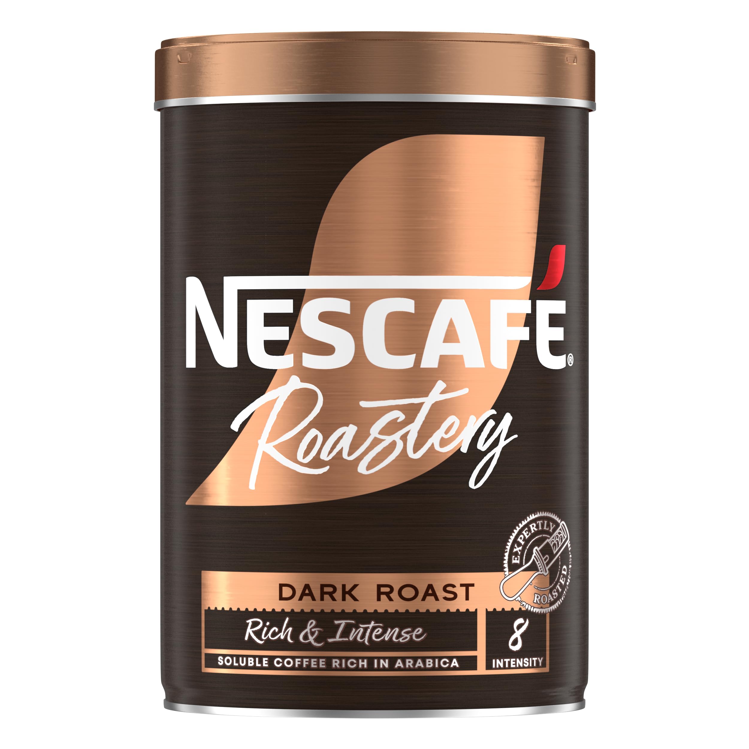 NESCAFÉ Roastery Dark Gold Blend Roast Premium Instant Coffee, 95g Tin, Dark Chocolate & Roasted Nut Notes 1