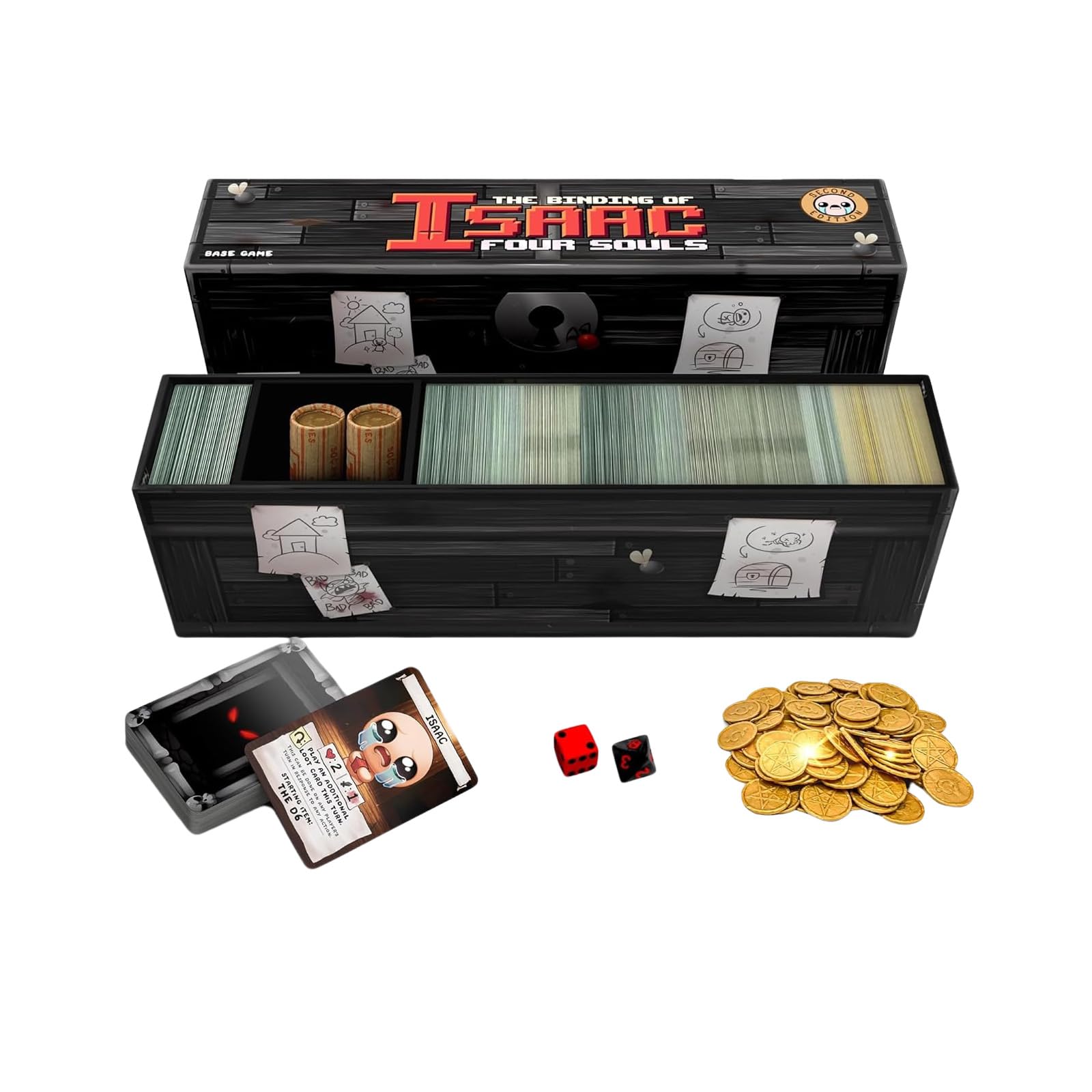 Maestro Media The Binding of Isaac: Four Souls – Kartenspiel der zweiten Ausgabe