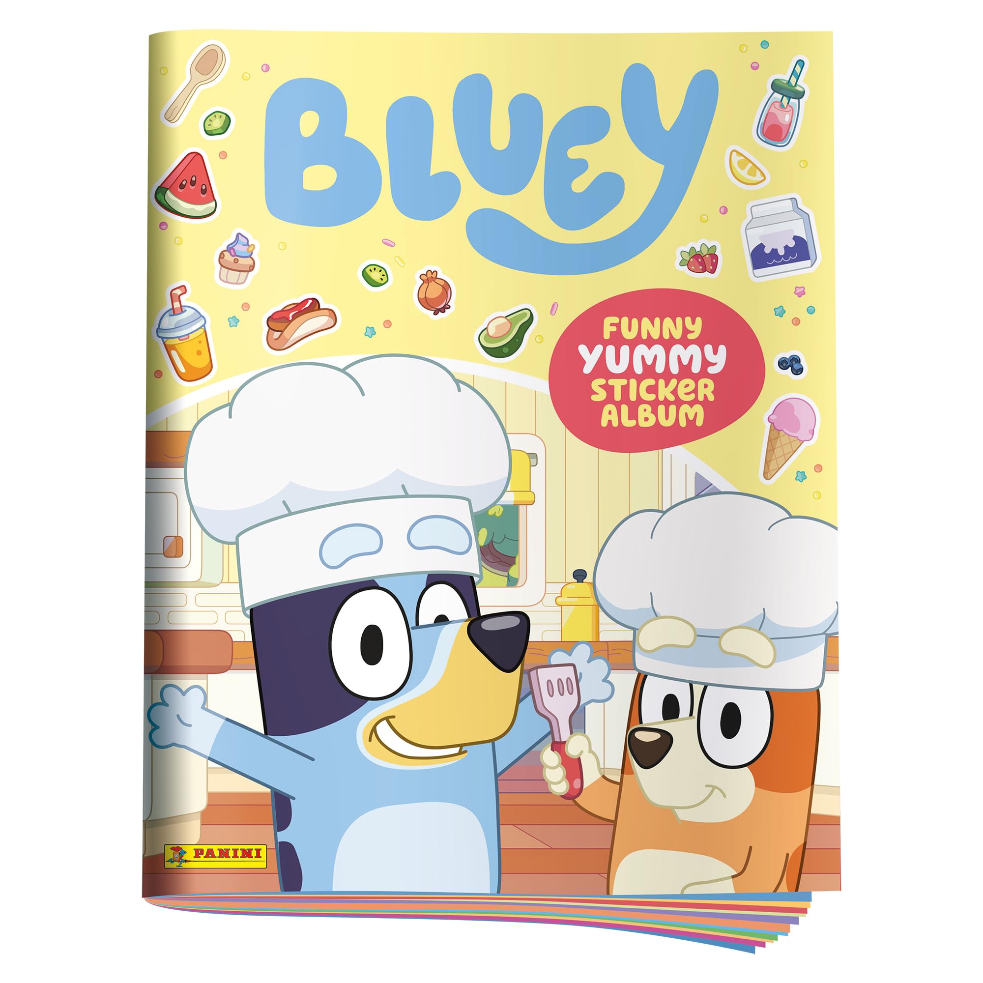 Panini Bluey Funny Yummy Sticker Collection Starter Pack | 192 Stickers to Collect 2