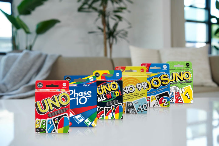 Mattel UNO House Rules Card Game for Family, Party & Travel - HRL31