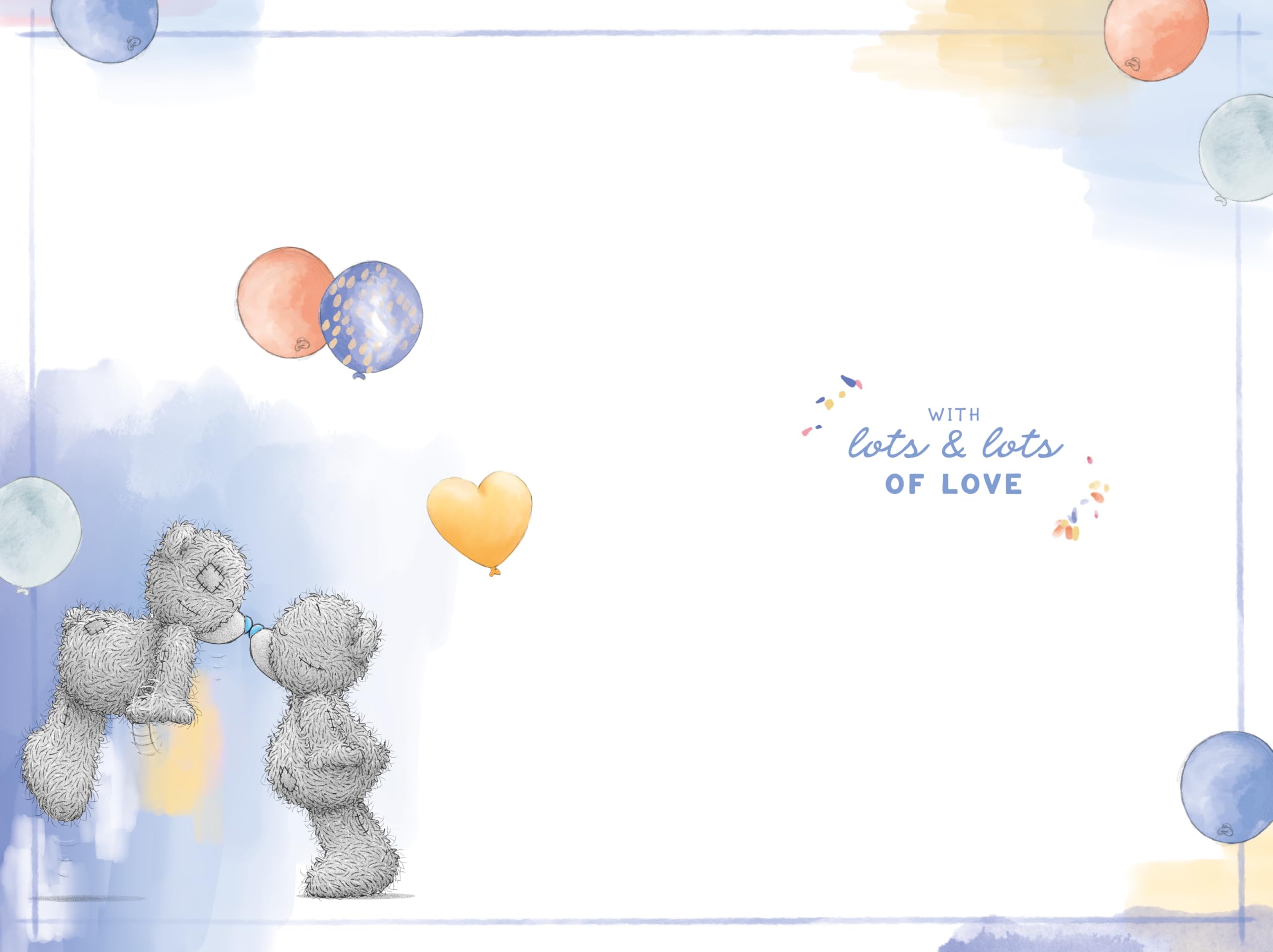 Me To You Tatty Teddy Wonderful Boyfriend Luxury Gold Foil Birthday Card, 6 x 9 inches 2