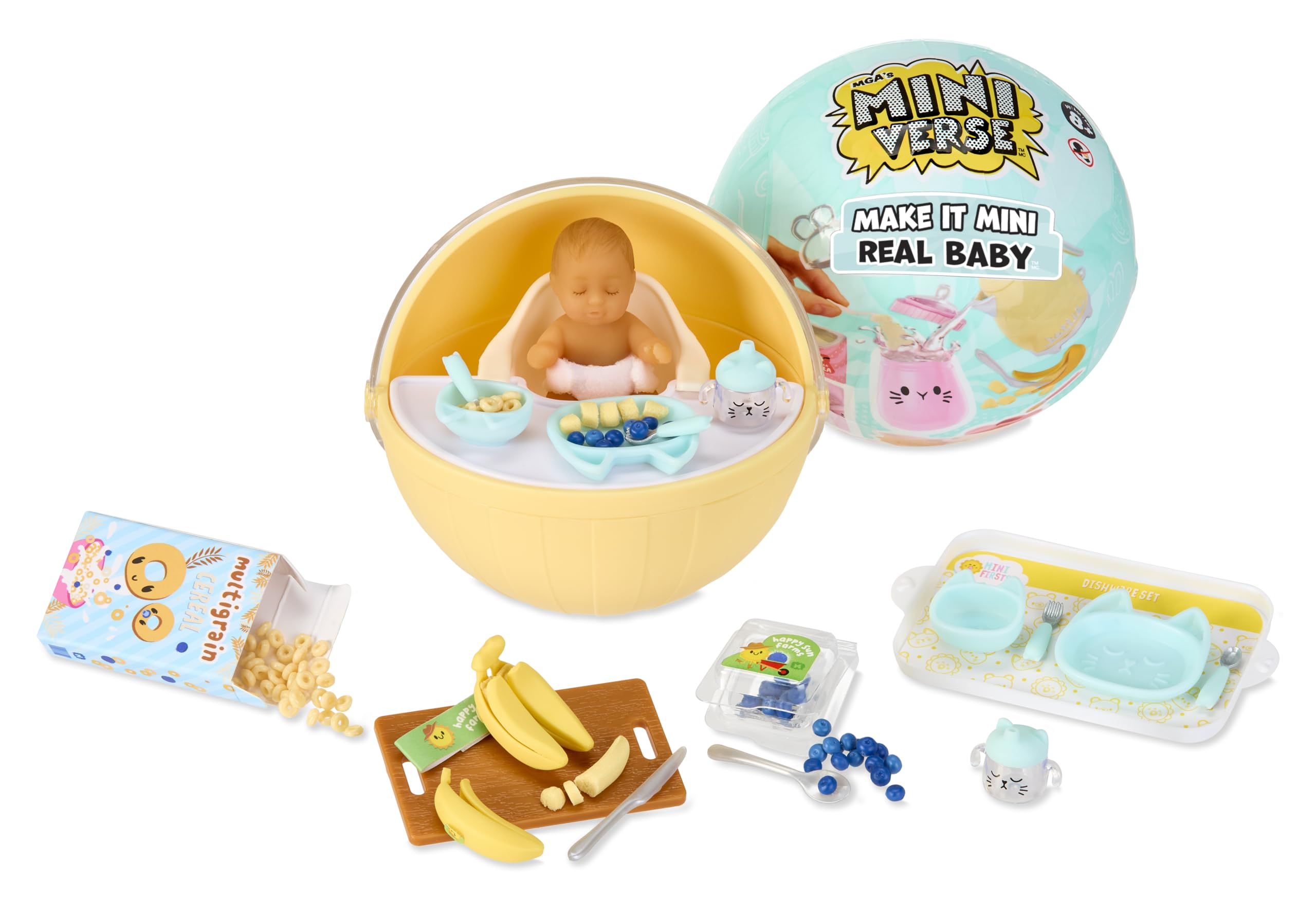 MGA's Miniverse Make It Mini Baby Food - Mini Collectible Playset for Kids