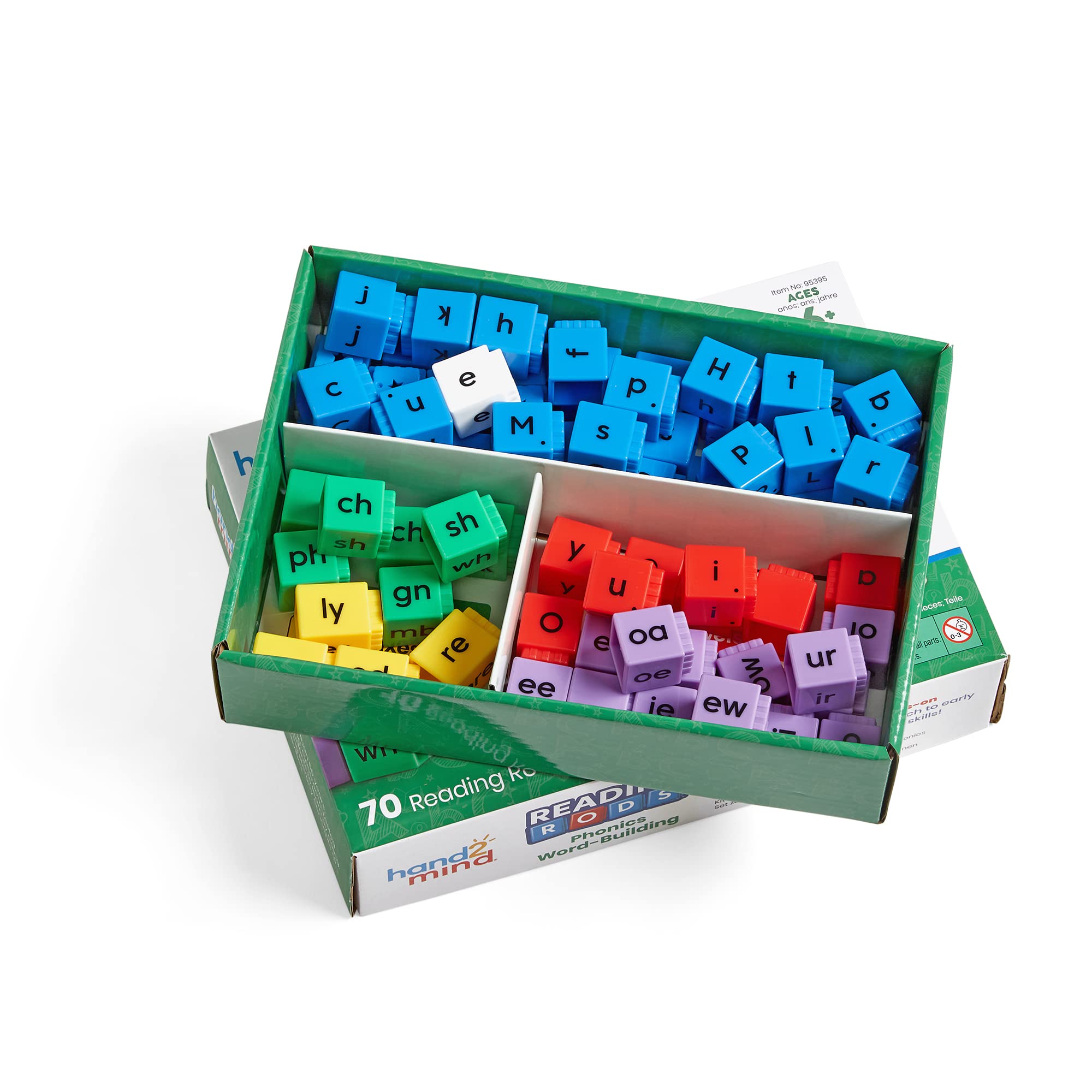 Learning Resources Reading Rods Phonics Word-Building - Educational Literacy Toy for Ages 6-10 7