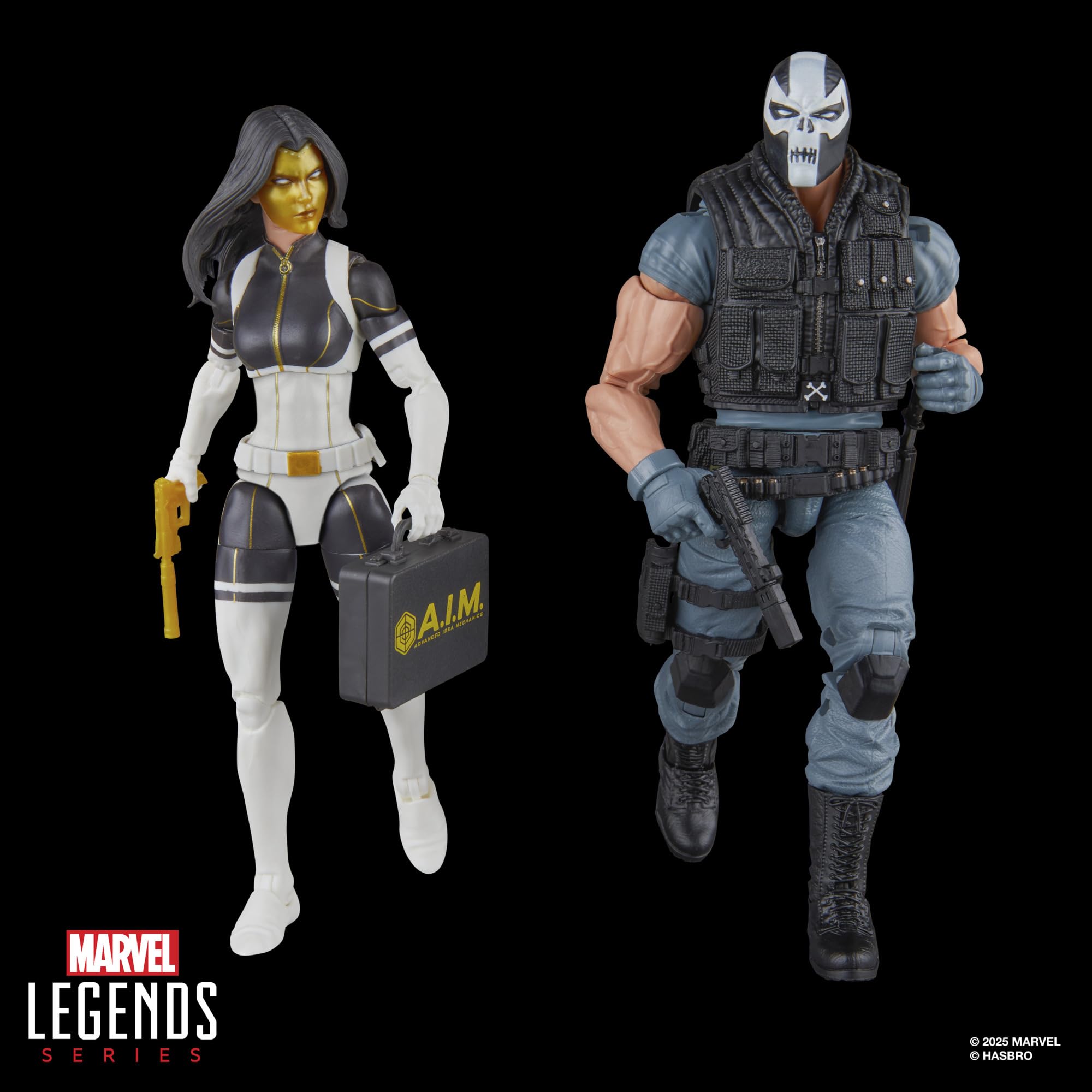 Marvel Legends Madame Masque and Crossbones Action Figures - 15cm Scale, 18 Accessories, Ages 4+ 5