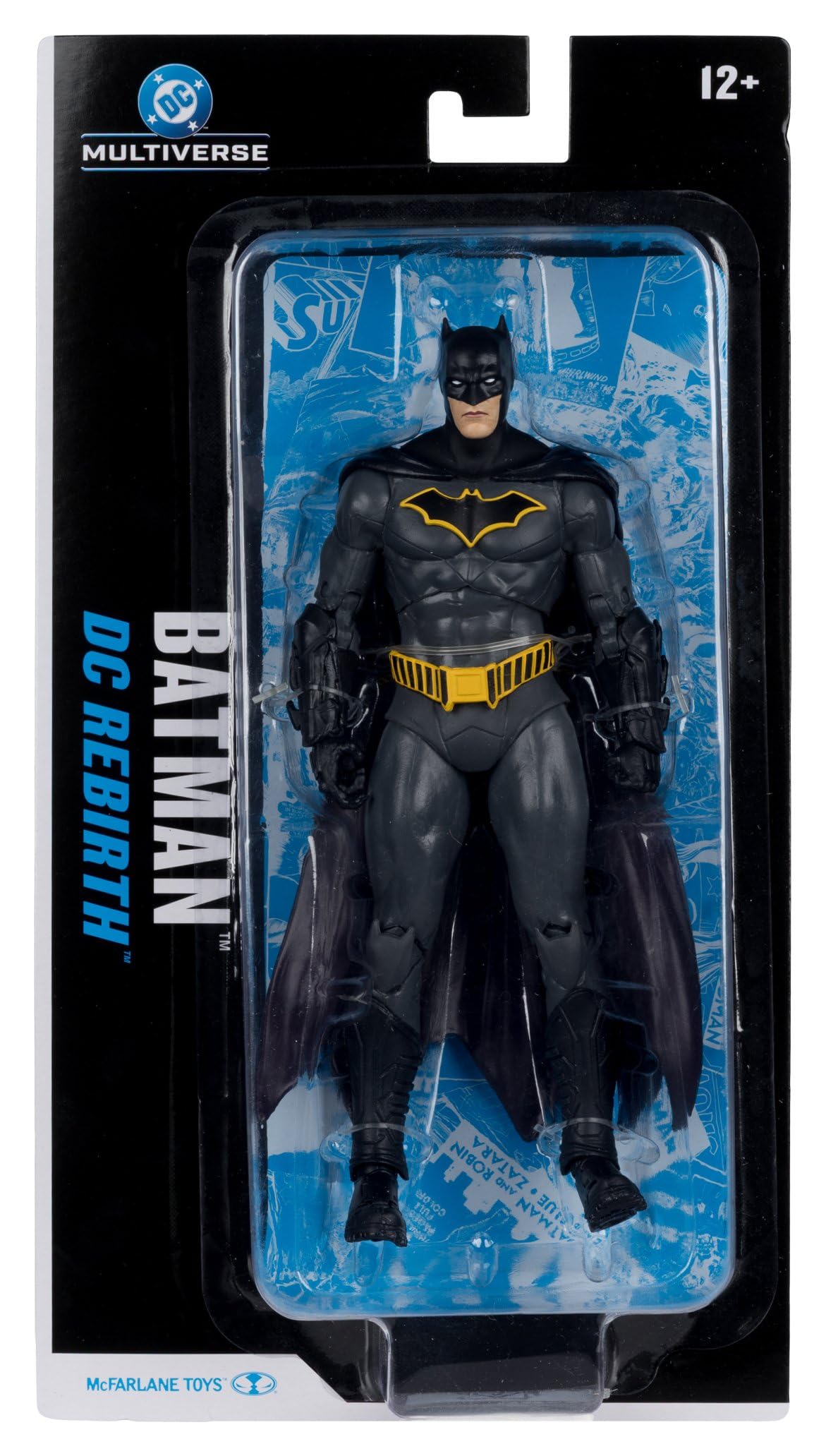 McFarlane Batman (DC Rebirth) 7-Inch Action Figure - Ultra Articulation, Multi-color Plastic 3