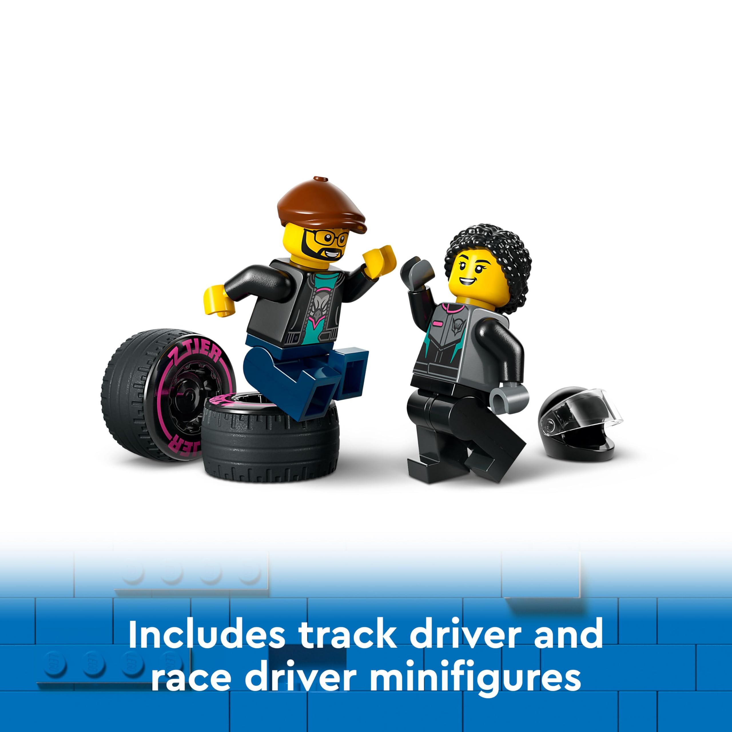 LEGO City Race Car and Car Carrier Truck Toy - Building Set for Ages 6+ 9