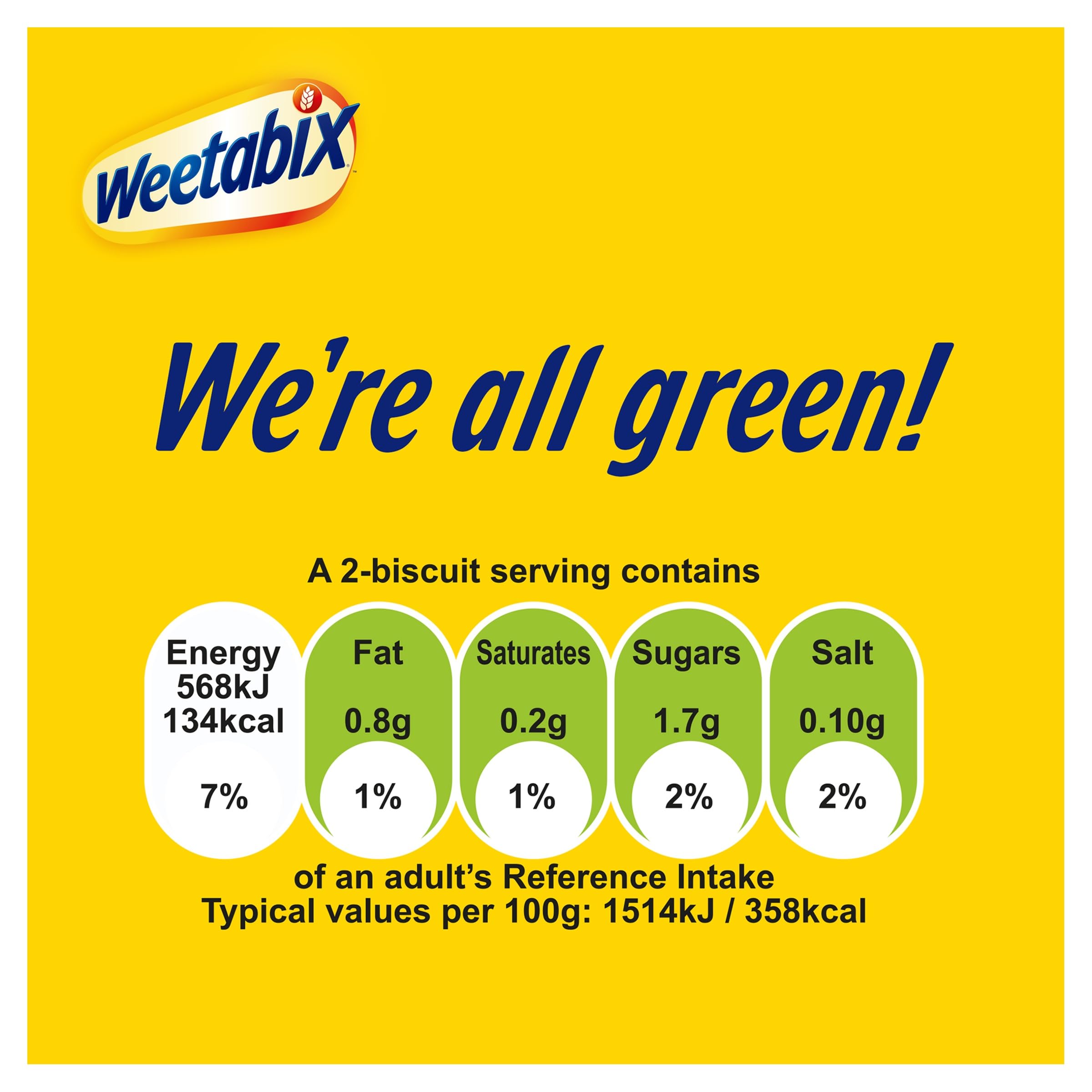 Weetabix – Frühstückskekse voller Ballaststoffe, reich an Vitamin D, wenig Zucker und Salz, 12 Kekse (215 g) 3