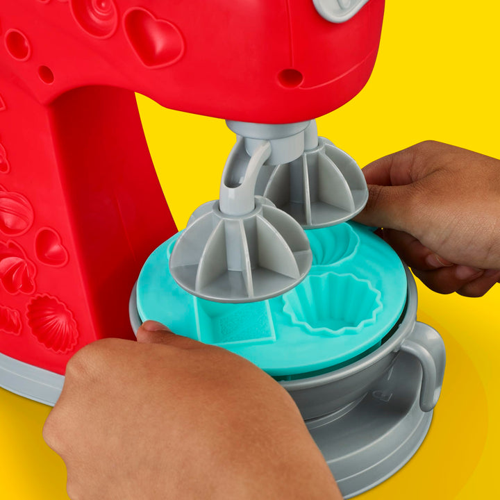 Play-Doh Kitchen Creations Magical Mixer Playset - Toy Mixer with 5 Cans of Play-Doh for Kids 3+
