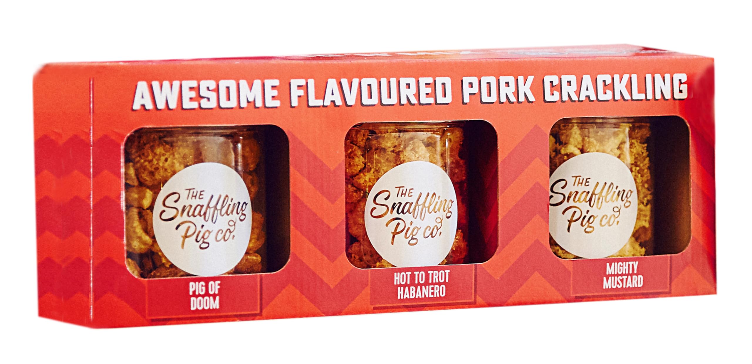 The Snaffling Pig Co. - Pig ’N’ Mix Pork Crackling Hot Mix, 90 g 1