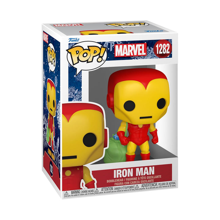 Funko Pop! Marvel: Holiday - Iron Man with Bag Vinyl Figure