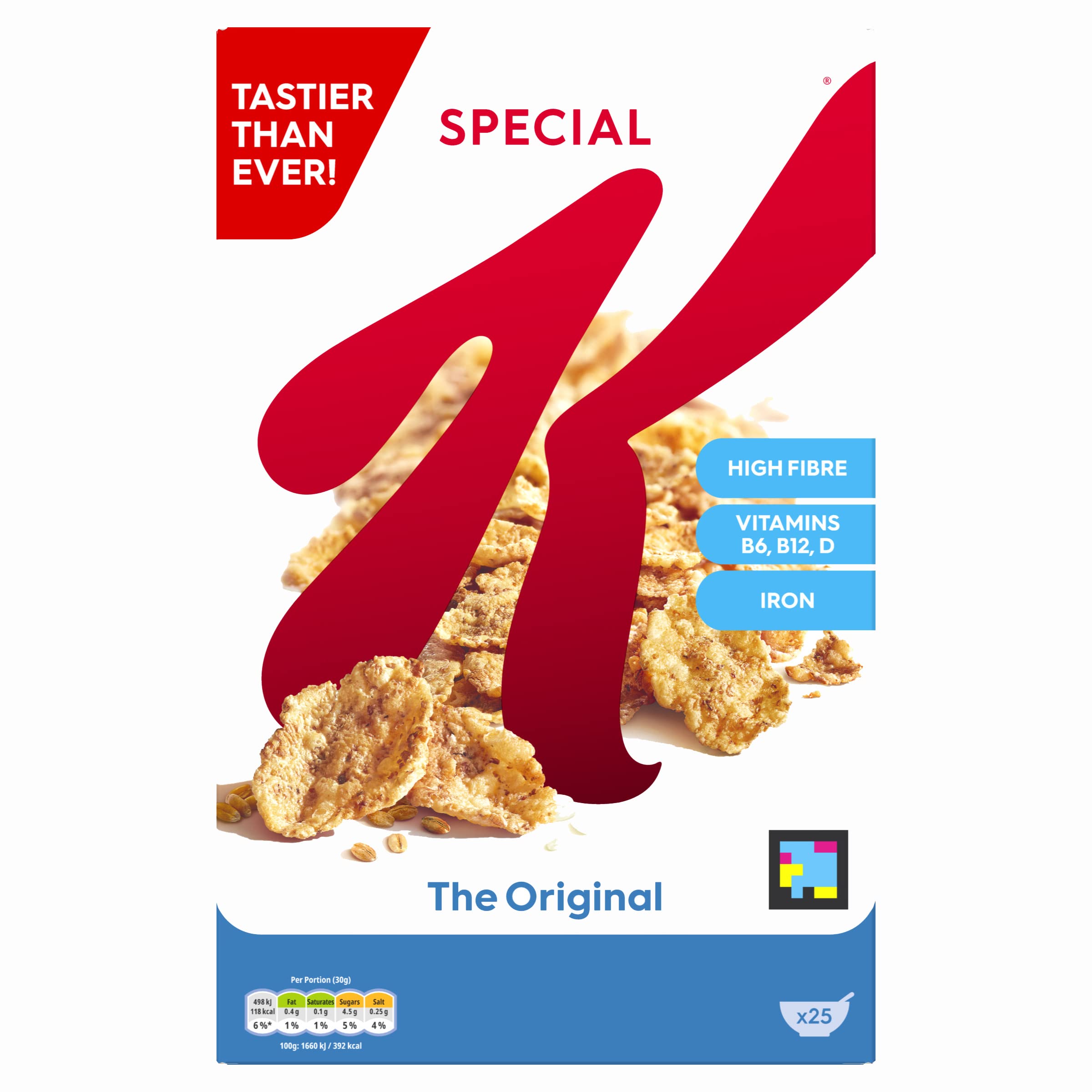Kellogg's Special K Original Cold Cereal - Multigrain Flakes, 750g 2