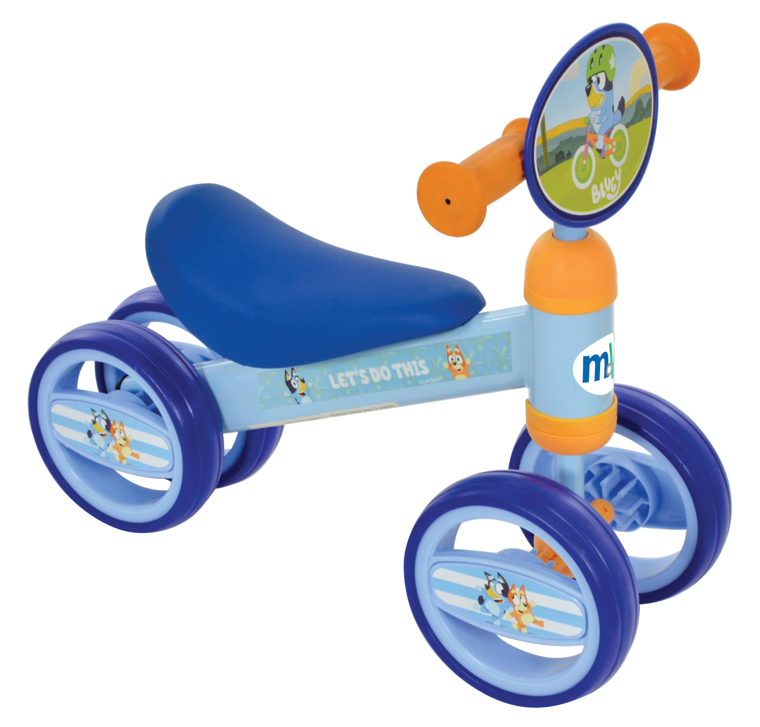Bluey Officially Licensed Ride On Toy - Durable Steel Frame for Ages 1+ 1