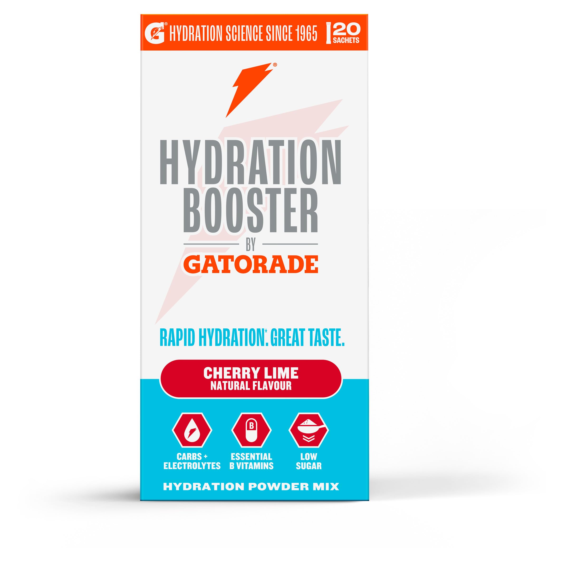 Gatorade Hydration Booster Cherry & Lime Powder Sachets - 20 x 13.5g 3