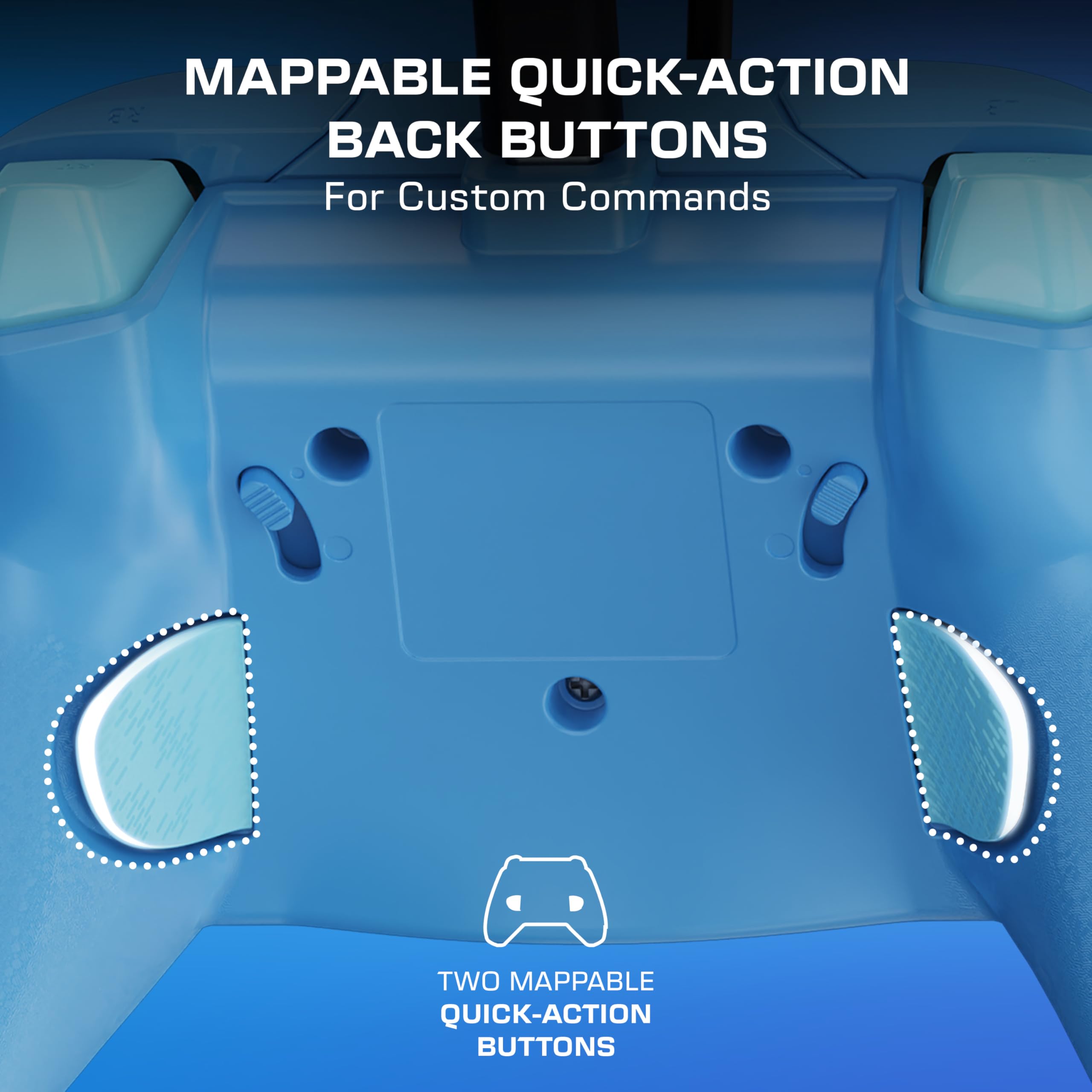 Turtle Beach Rematch Advanced Blue Kitsune Wired Gaming Controller for Xbox 2