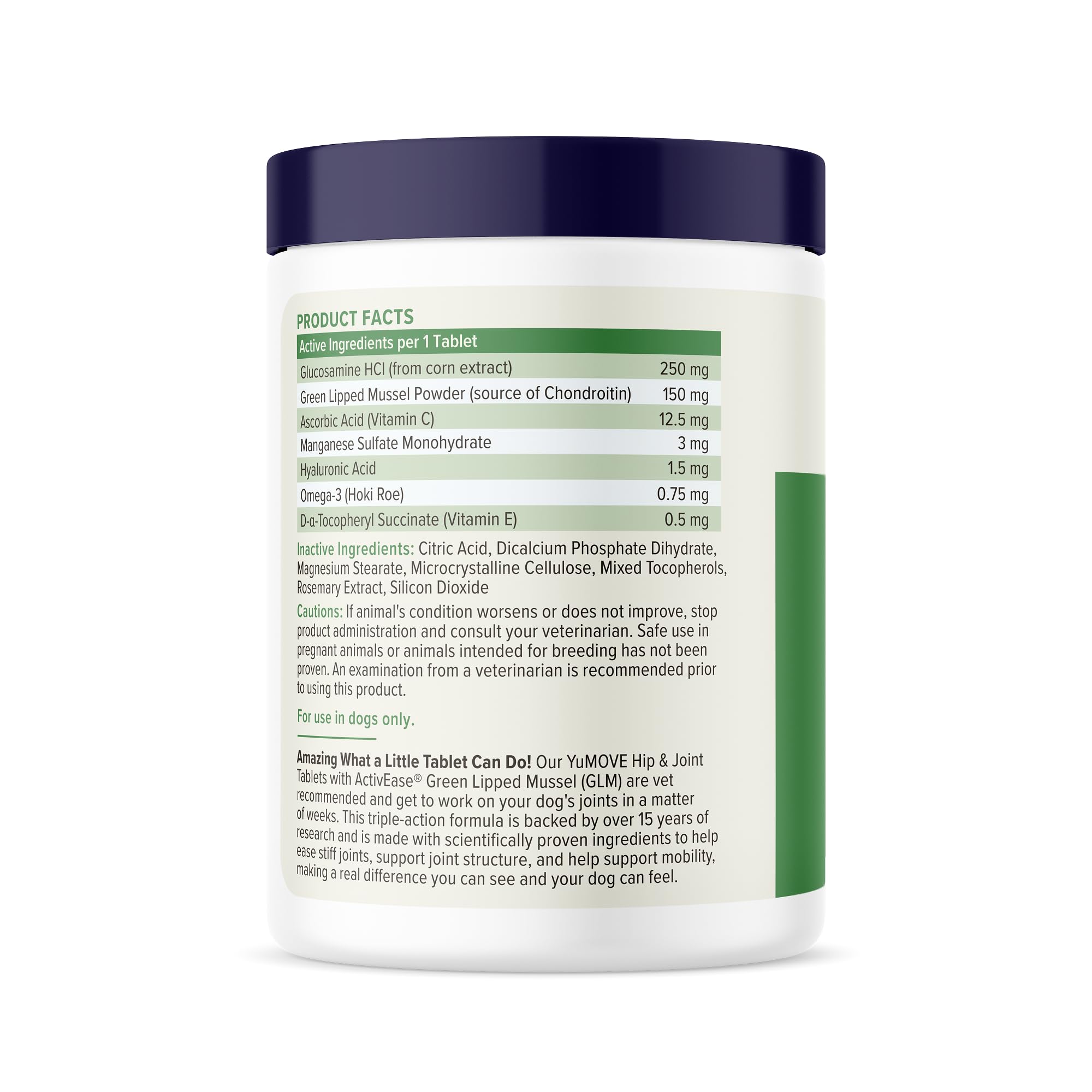 YuMOVE Joint Supplement for Dogs - Aid for Stiff Adult Dogs | 120 Tablets 8