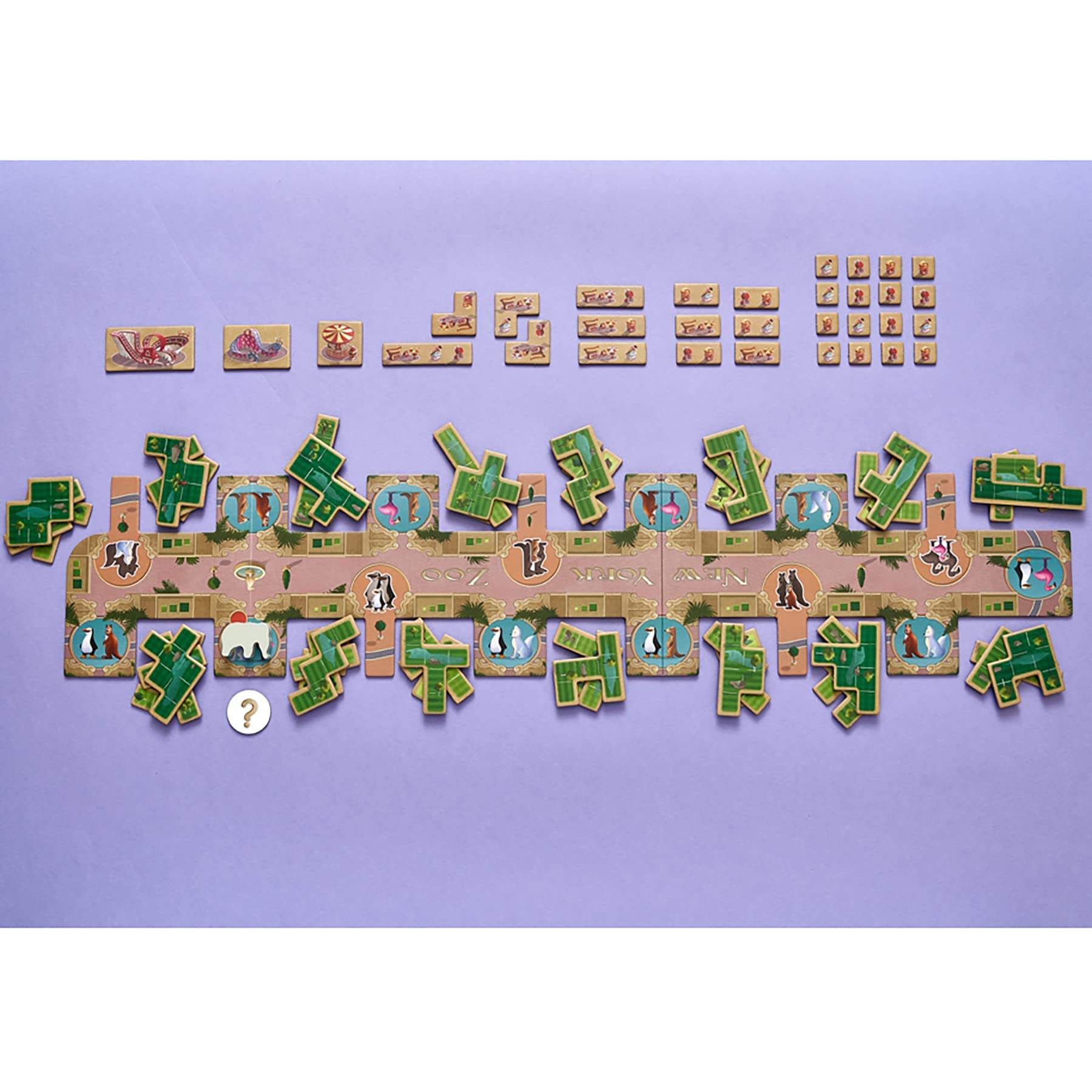 Capstone Games New York Zoo Board Game | Strategy | 1-5 Players | 30 Min Playtime