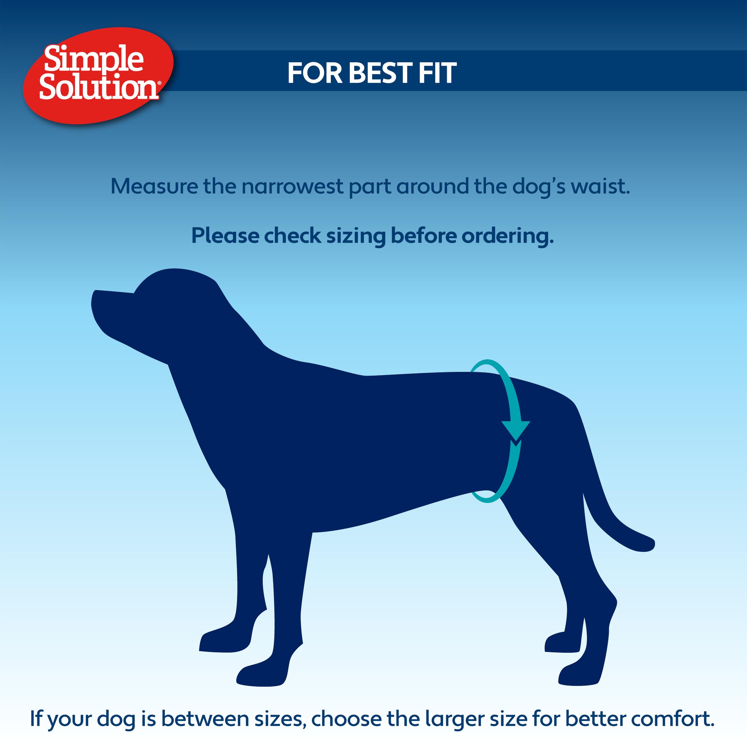 Simple Solution Disposable Dog Diapers for Female Dogs | Medium 11-23kg | 12 Pack 5