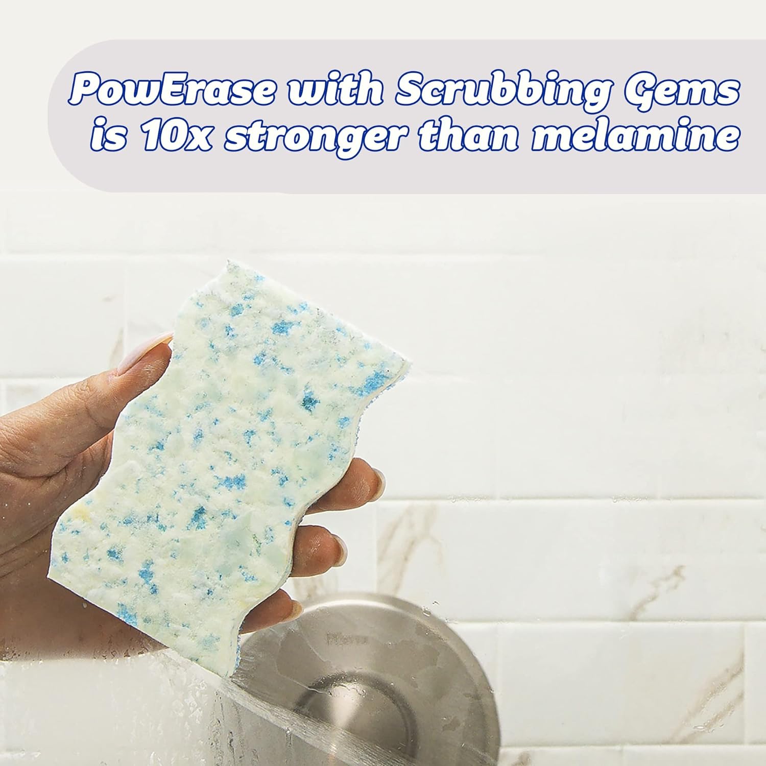 Scrub Daddy - Eraser Daddy 10x Magic Sponge Erasers, Dual-Sided Melamine Cleaning Pads 5