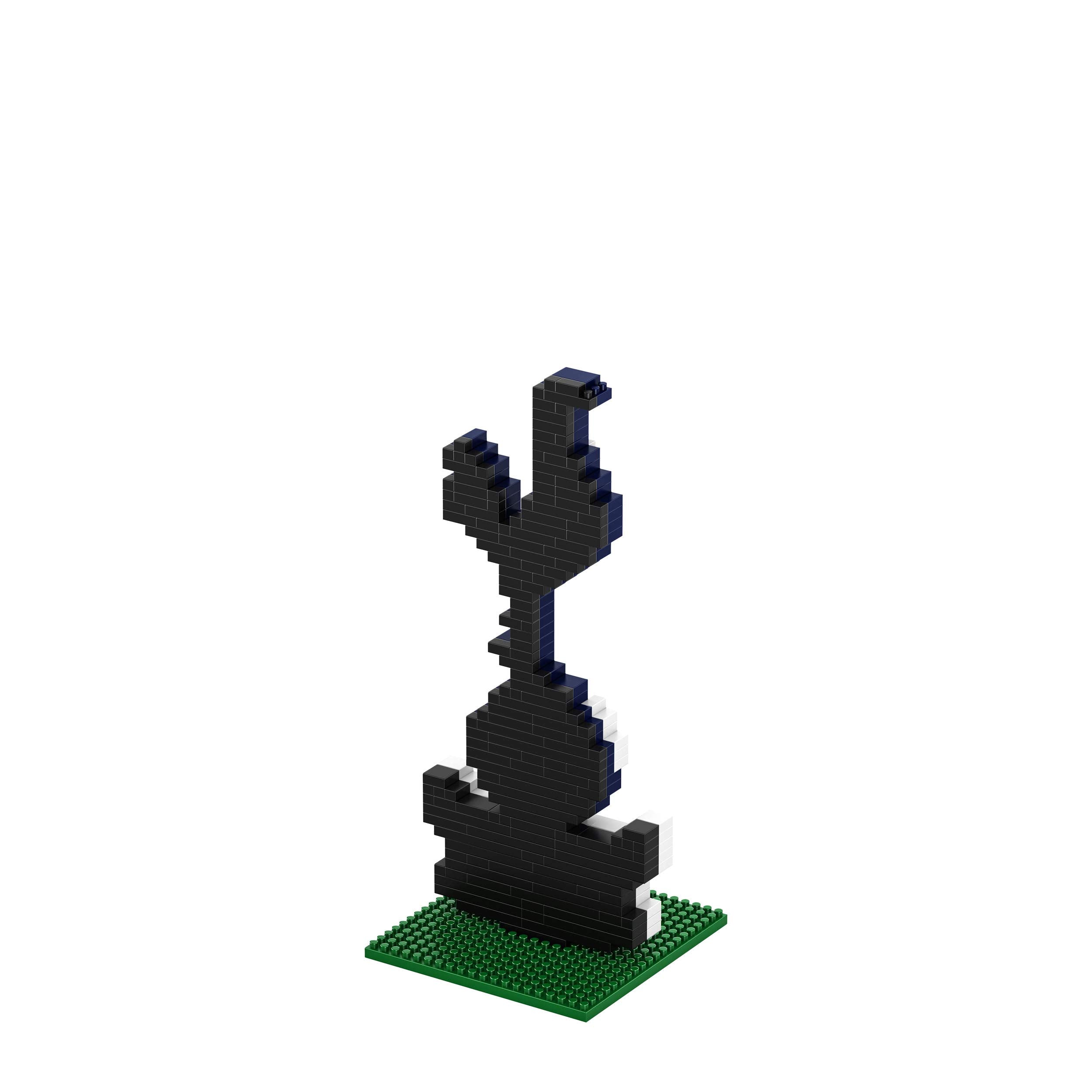 FOCO Tottenham Hotspur BRXLZ Logo Building Set - 399 Pieces | Ages 12+ | 8cm x 5cm x 10cm 4