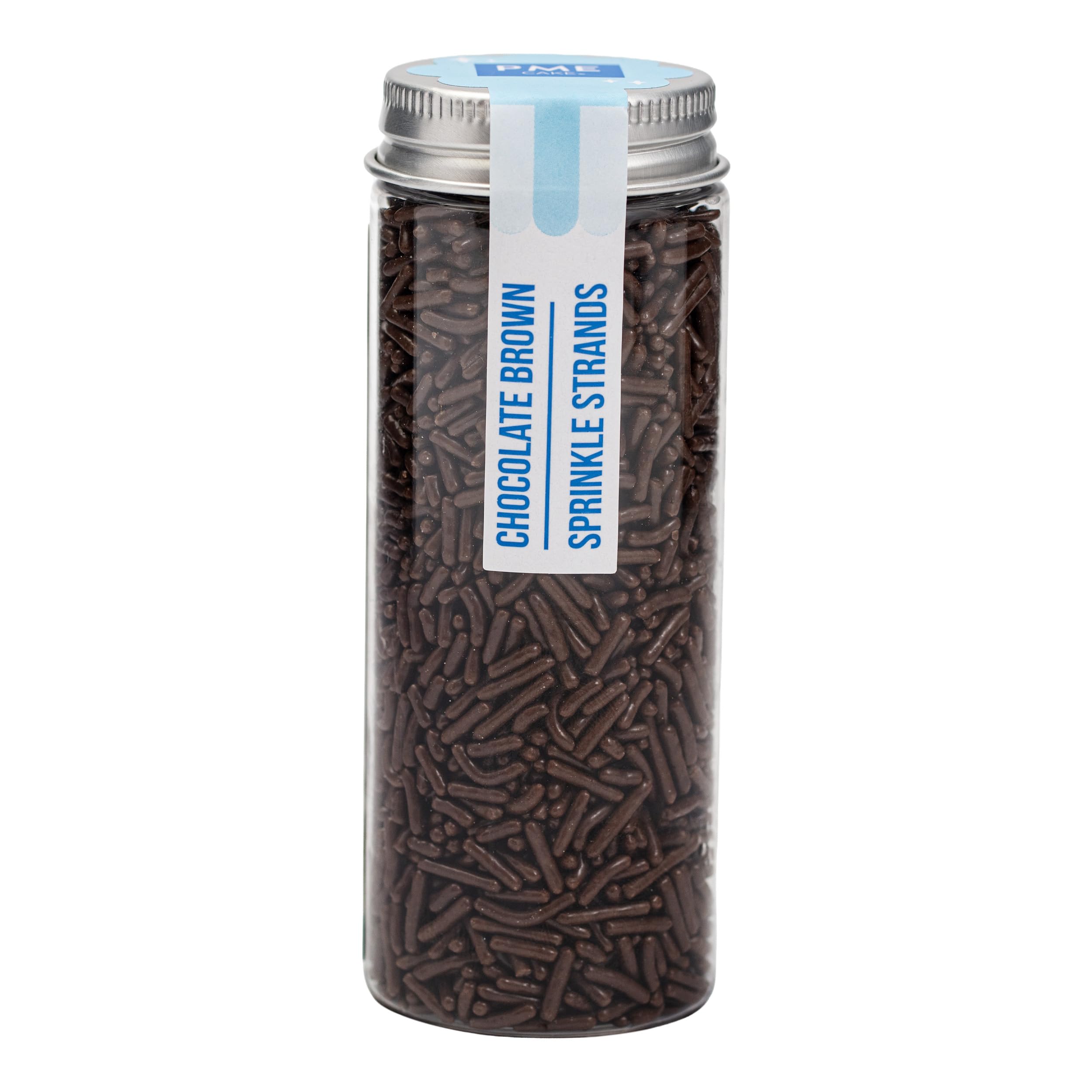 PME Cake Sprinkle Strands - Chocolate Brown Edible Sugar Sprinkles | 75g