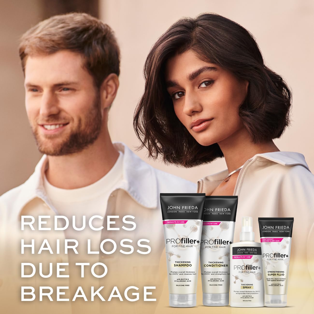 John Frieda PROfiller+ Thickening Shampoo for Thin, Fine Hair (250ml) 5