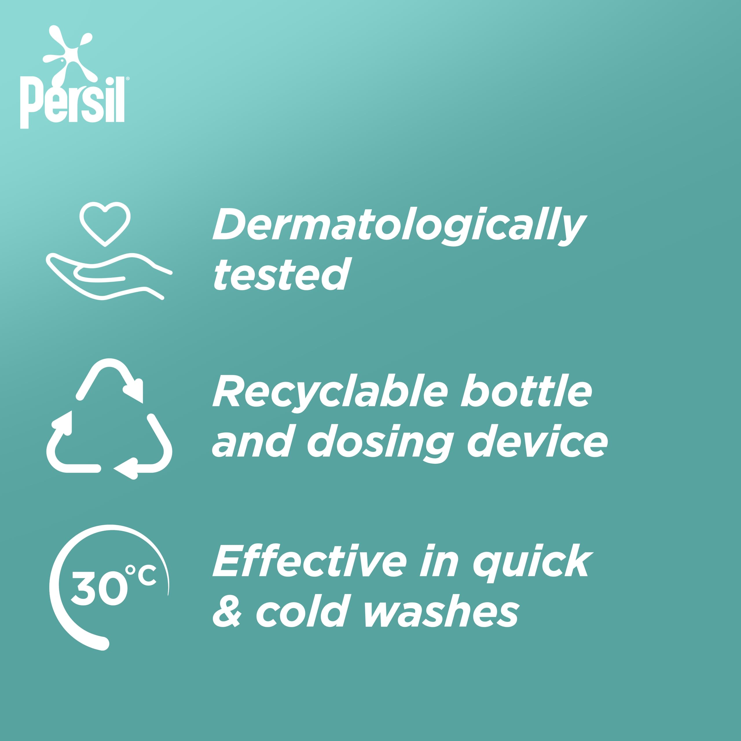 Persil Ultimate Non Bio Fresh & Mild Liquid Detergent - Tough on Stains | 1.24L | Sensitive Skin Formula 6