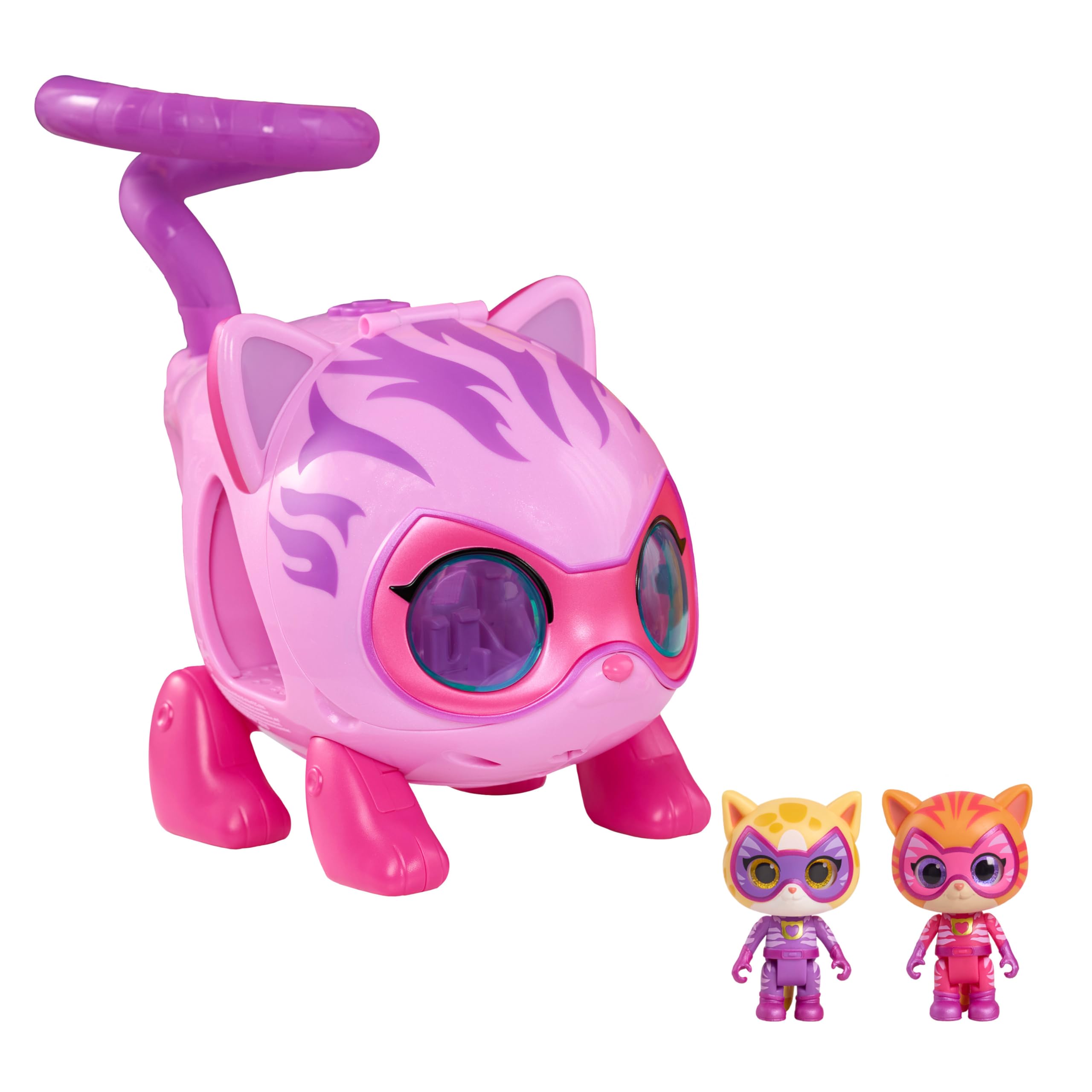 Disney Junior SuperKitties Su-Purr Wild Kitty Copter with Lights - Interactive Vehicle Playset for Kids