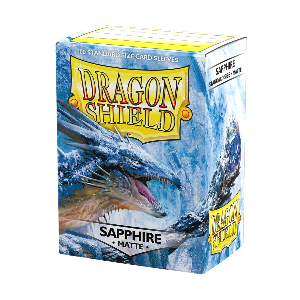 Dragon Shield Matte Standard Size Sleeves - Sapphire | 100 Count | Polypropylene 1