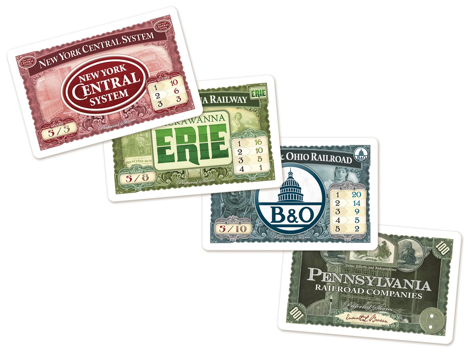 Days of Wonder Ticket to Ride United Kingdom and Pennsylvania Board Game Expansion 11