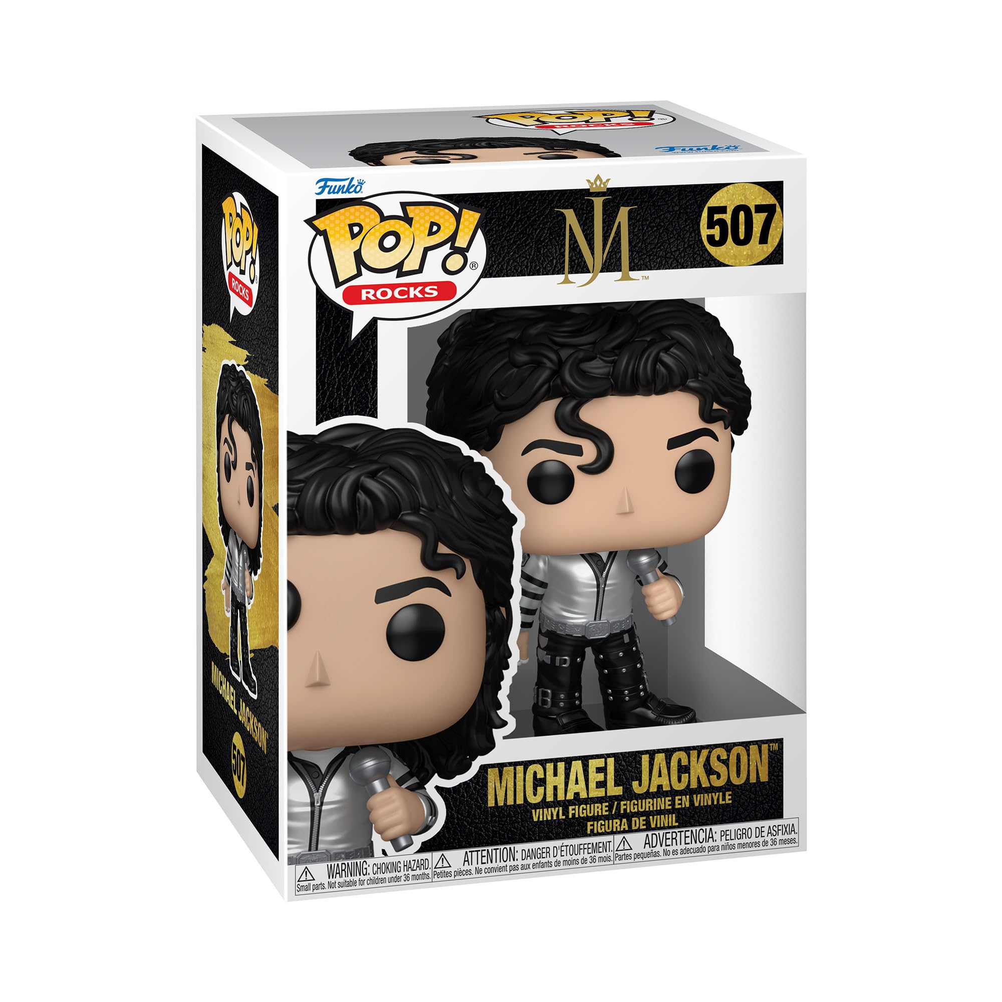Funko POP! Rocks Michael Jackson - Bad Tour Metallic Vinyl Figure - 3.75 inches 1