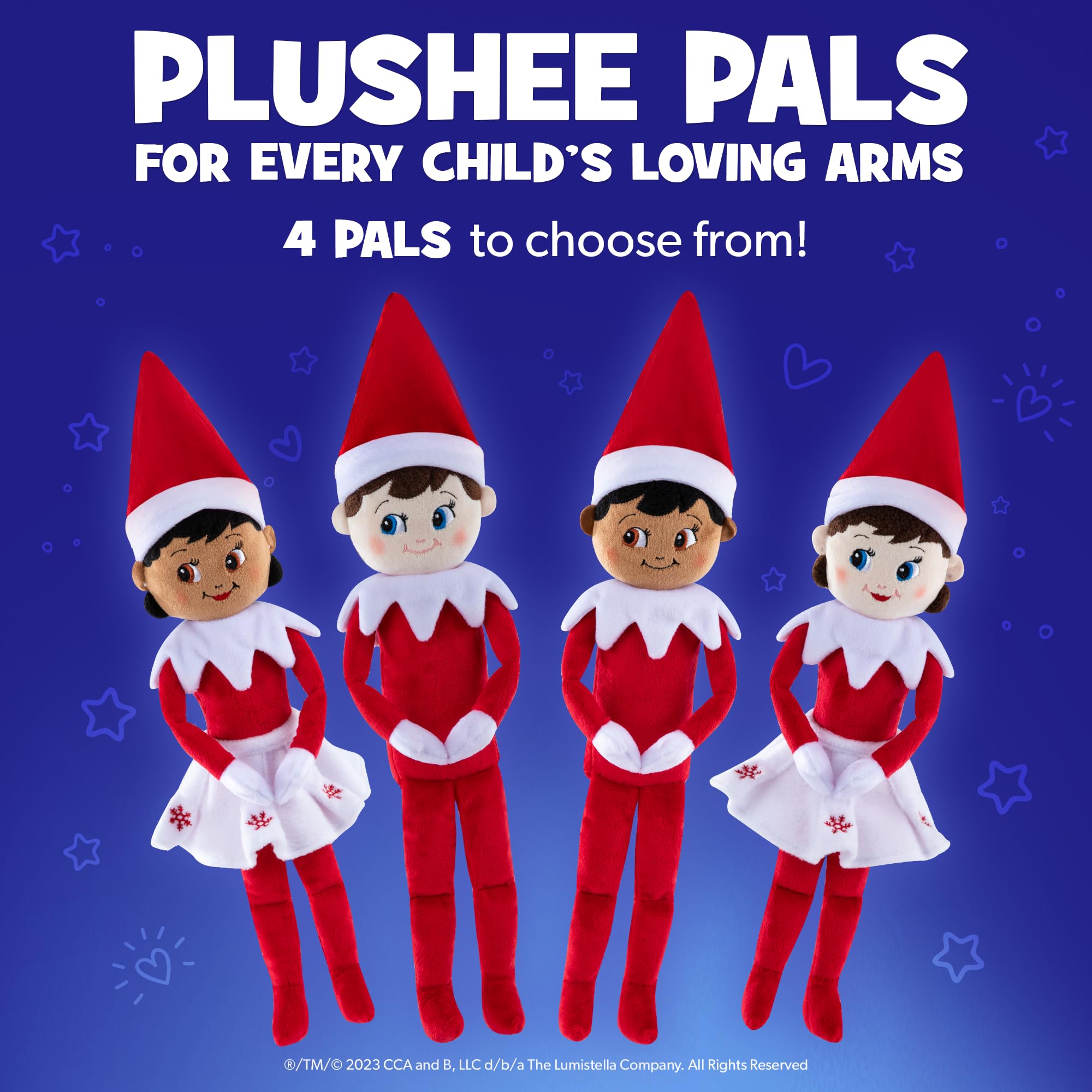 The Elf on the Shelf Plushee Pals - 17" Cuddly Scout Elf Toy for Ages 0-10 7