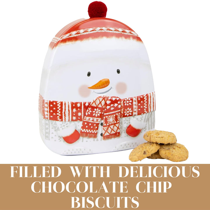The Silver Crane Co. - Snowman Gift Set Christmas Biscuits Tin