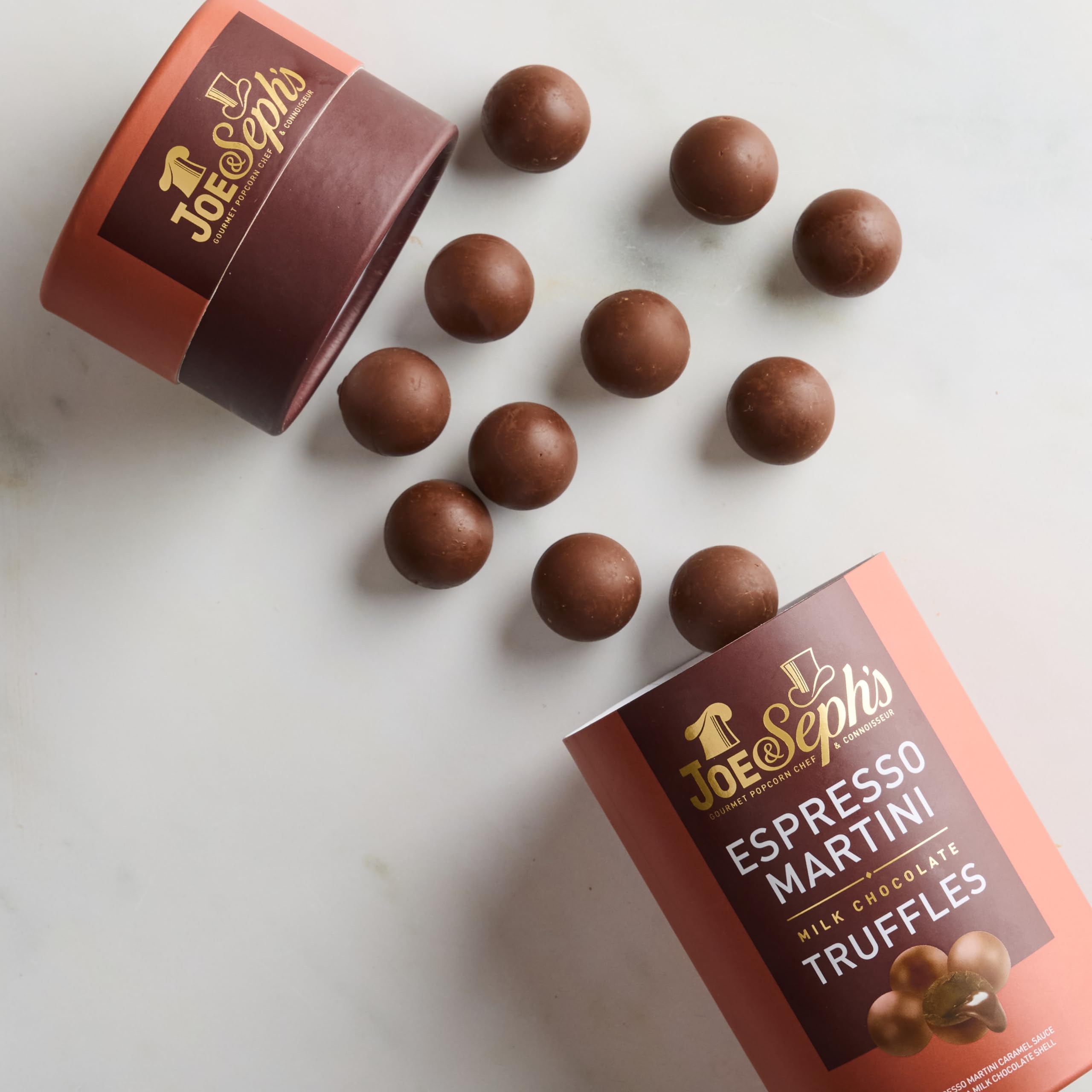 Joe & Seph's Espresso Martini Milk Chocolate Truffles Gift Box - Handmade in UK | 100g 3