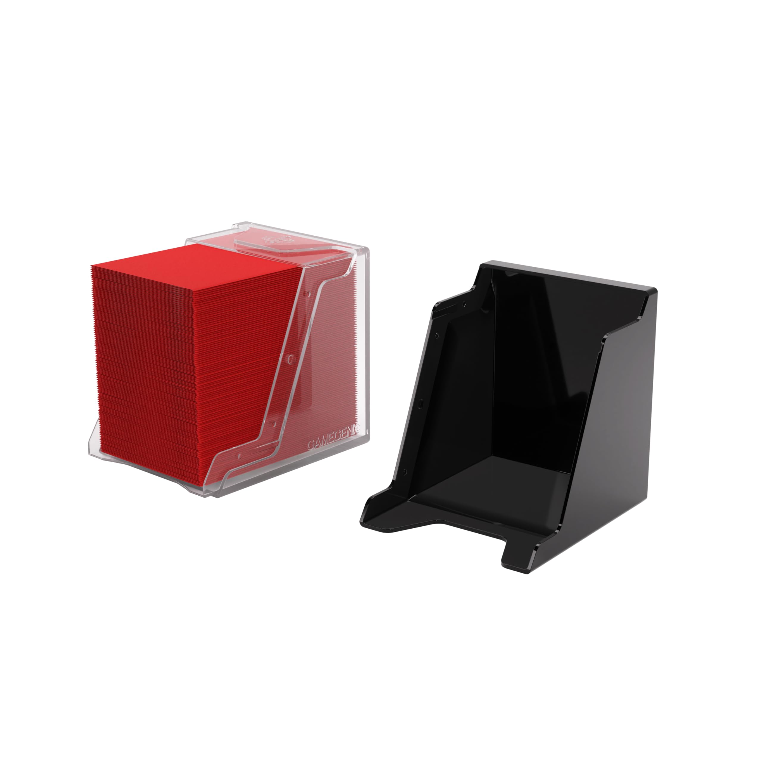 Gamegenic Bastion 100+ XL Deck Box - Black/Clear for TCGs 5