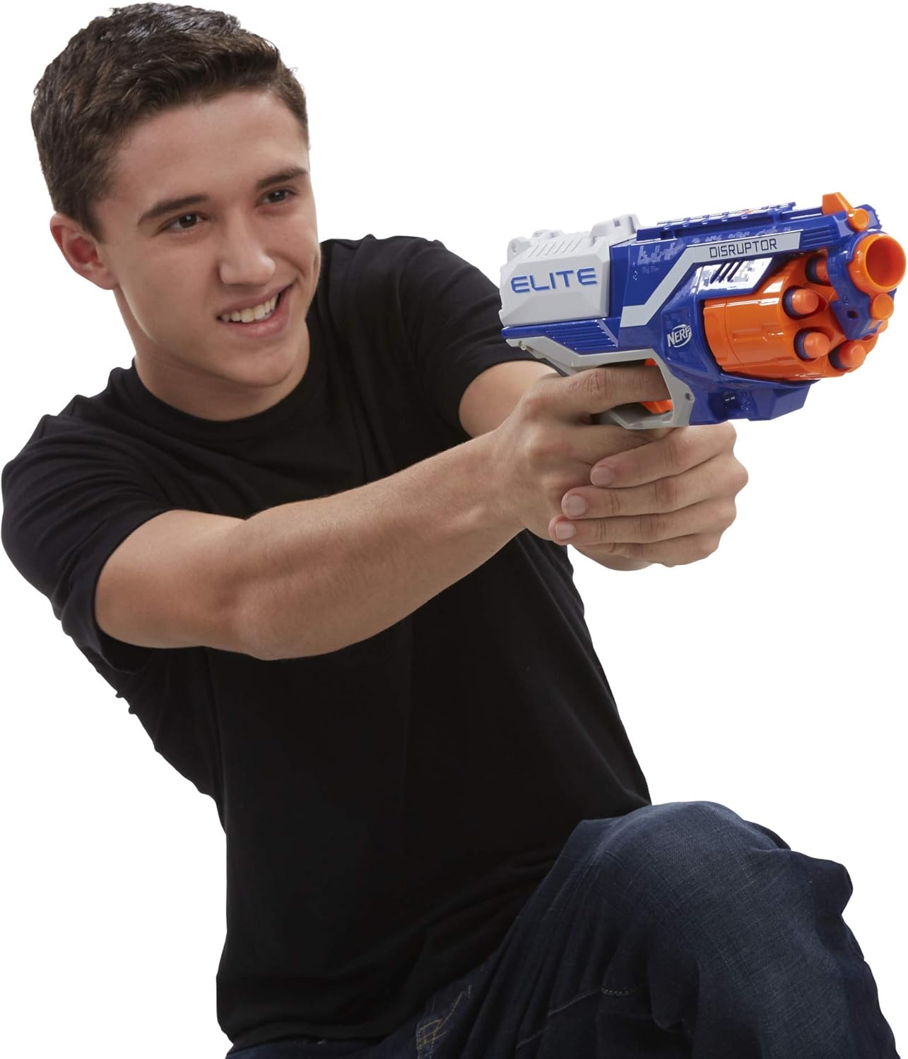 Nerf N-Strike Elite Disruptor - 6-Dart Rotating Drum Blaster for Fast-Paced Action 9
