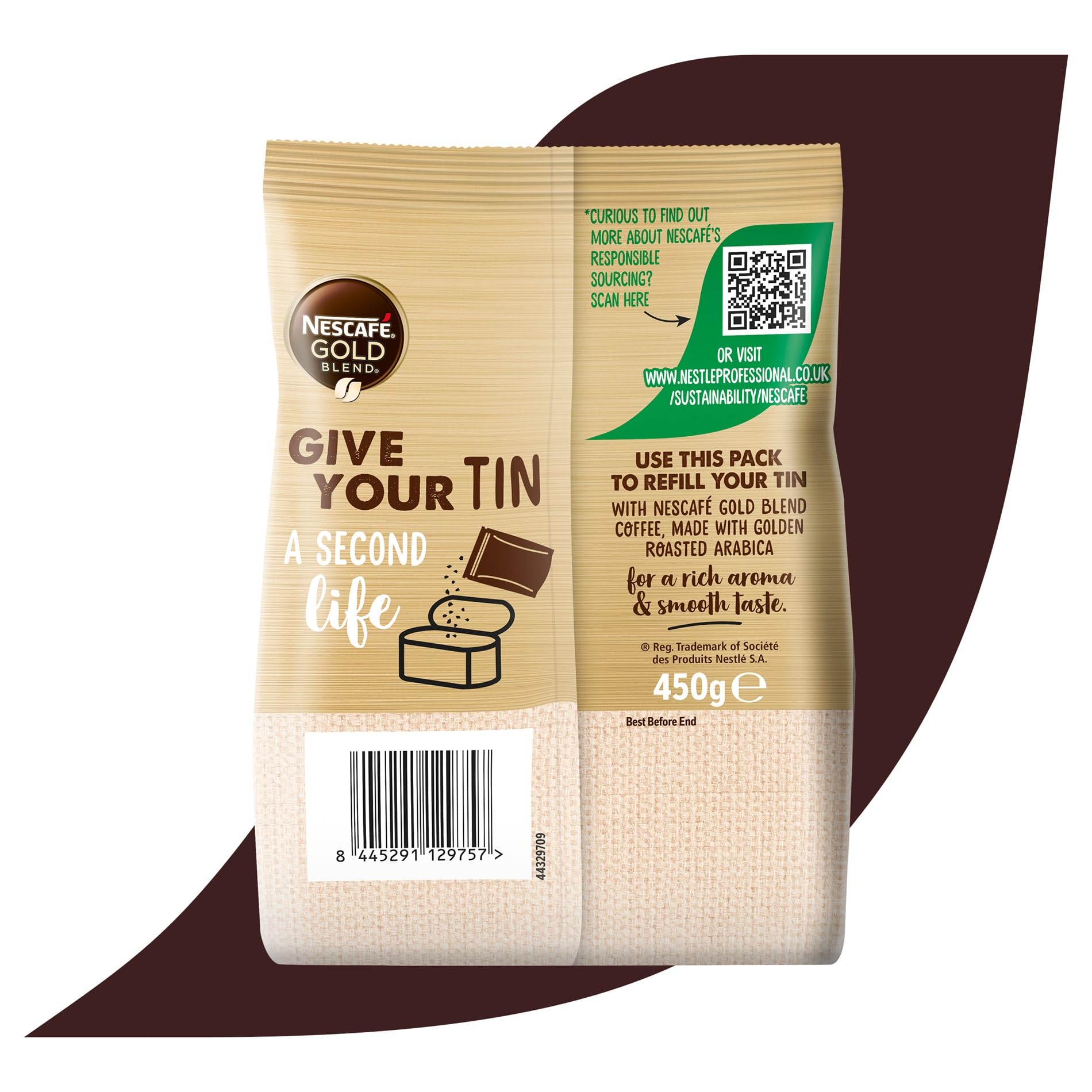 NESCAFÉ Gold Blend Instant Coffee 450g Refill Pouch 8
