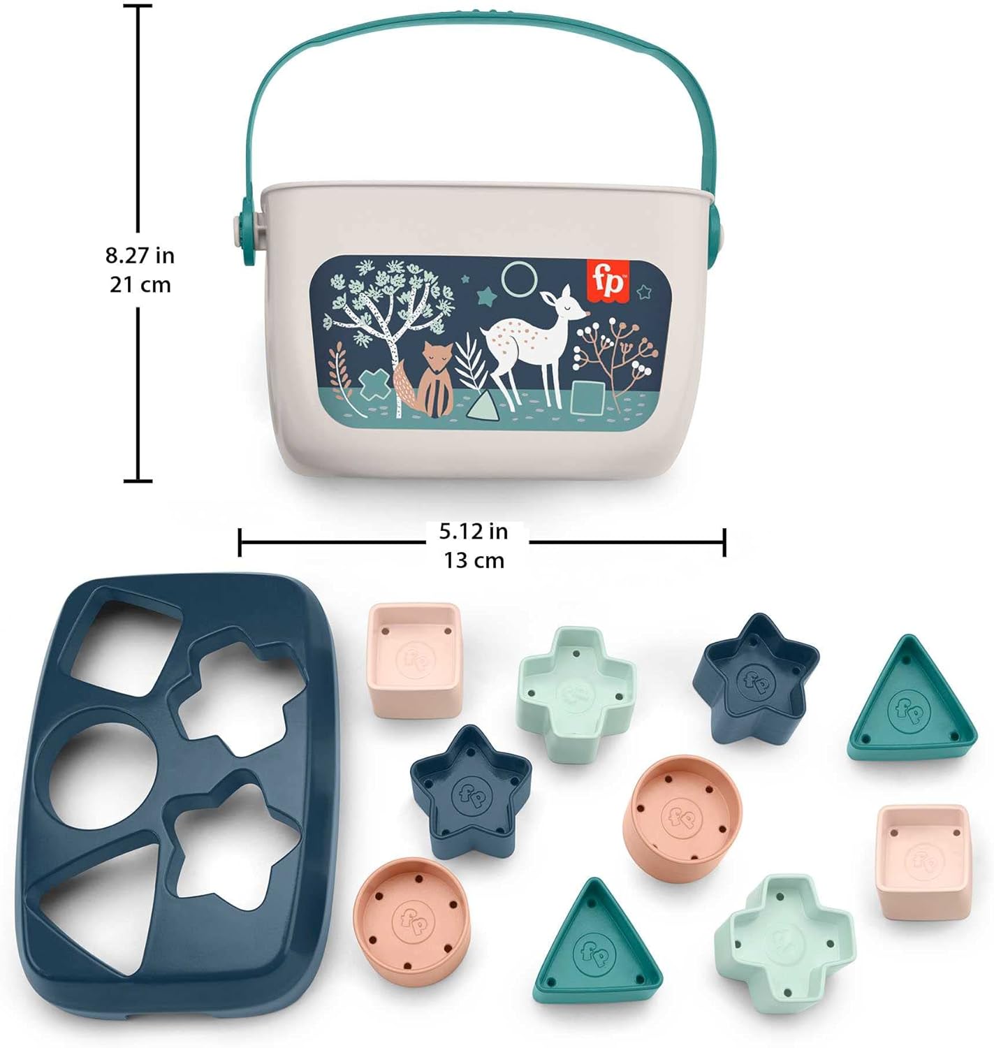 Fisher-Price Baby's First Blocks - Stack, Sort & Learn Playset for Babies 6m+ 3