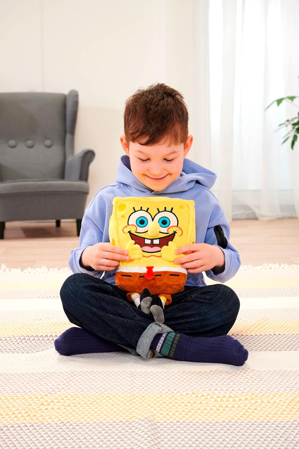 Simba SpongeBob SquarePants Plush Toy - 35 cm Cuddly Plush with Recycled Filling 4
