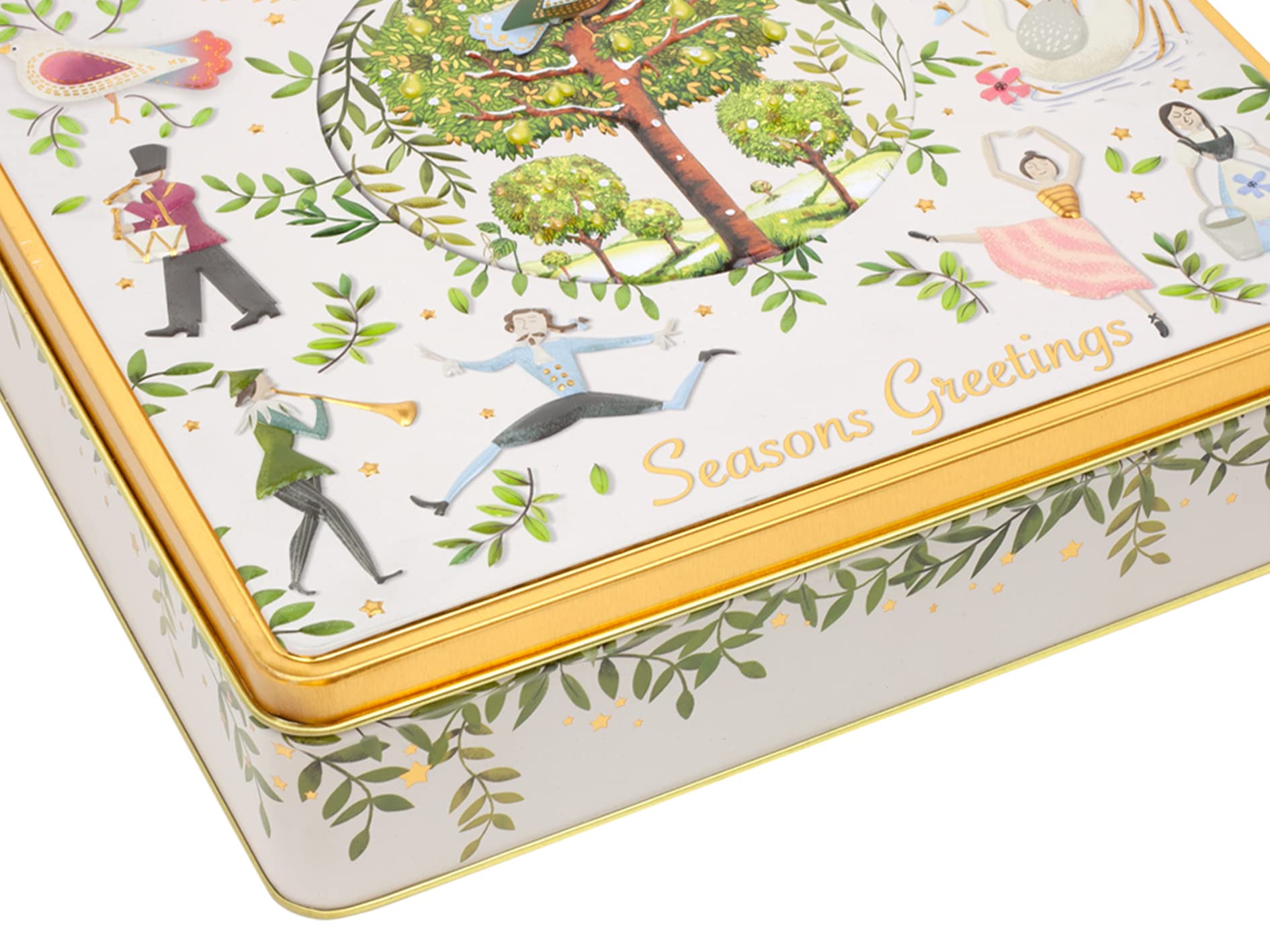 The Silver Crane Co. - 12 Days of Christmas Biscuits Tin Scottish Shortbread Gift Set 15
