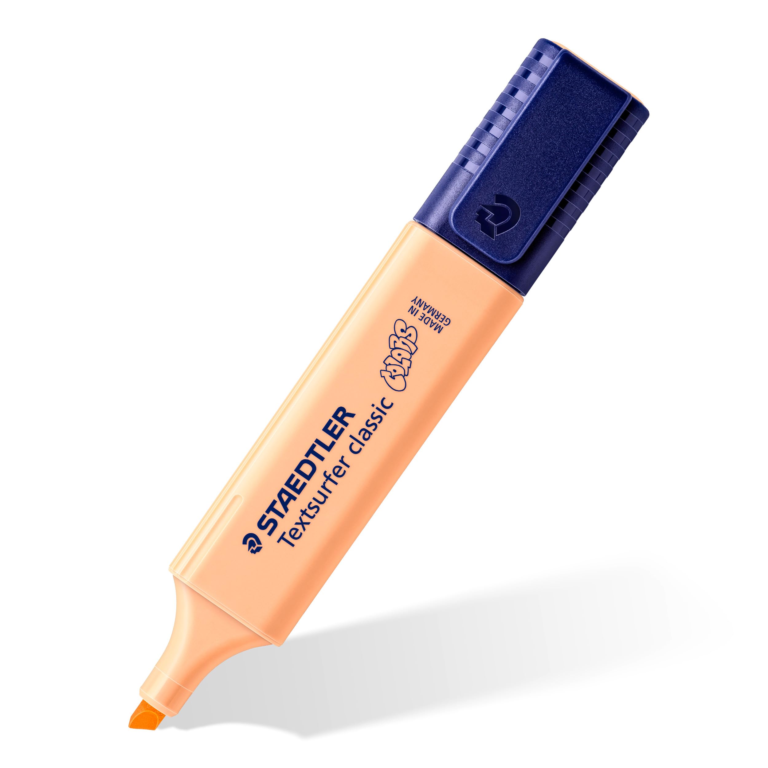 STAEDTLER Textsurfer Classic Pastel Highlighter - Chisel Tip, Ink Jet Safe | Pack of 6 3